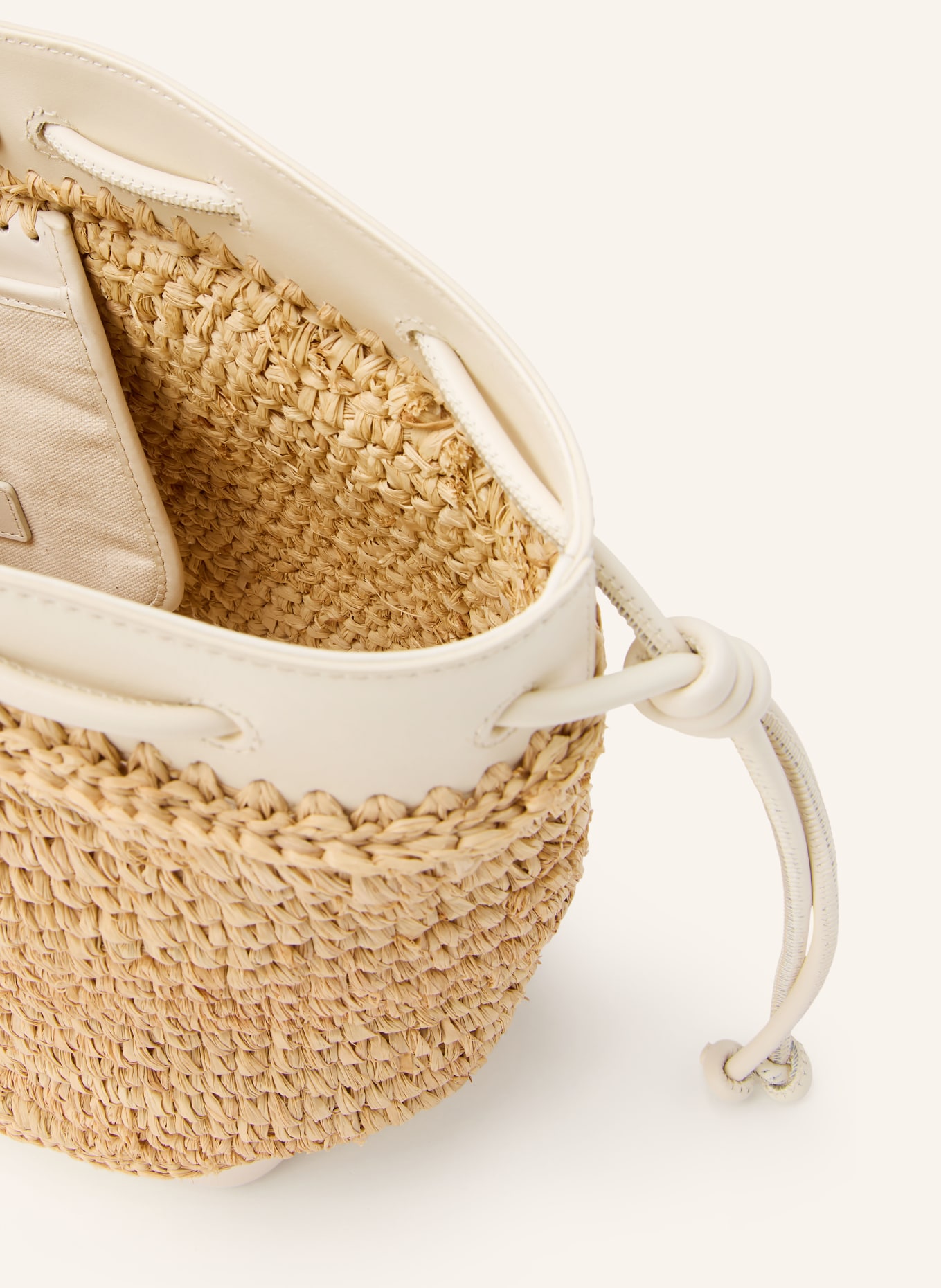 CLAUDIE PIERLOT torba na ramię: BIAŁY / BEŻOWY