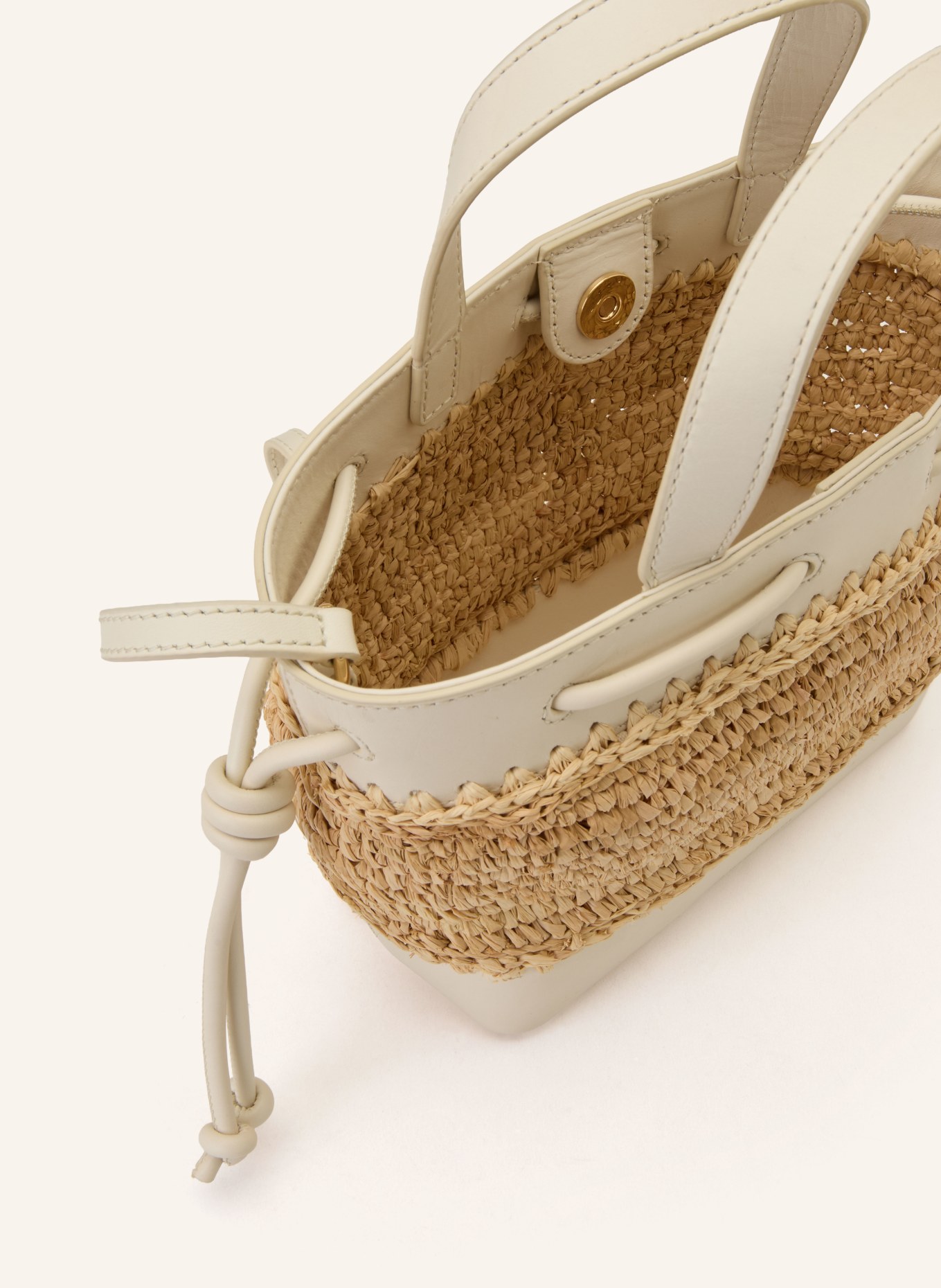 CLAUDIE PIERLOT torebka: ECRU / BEŻOWY