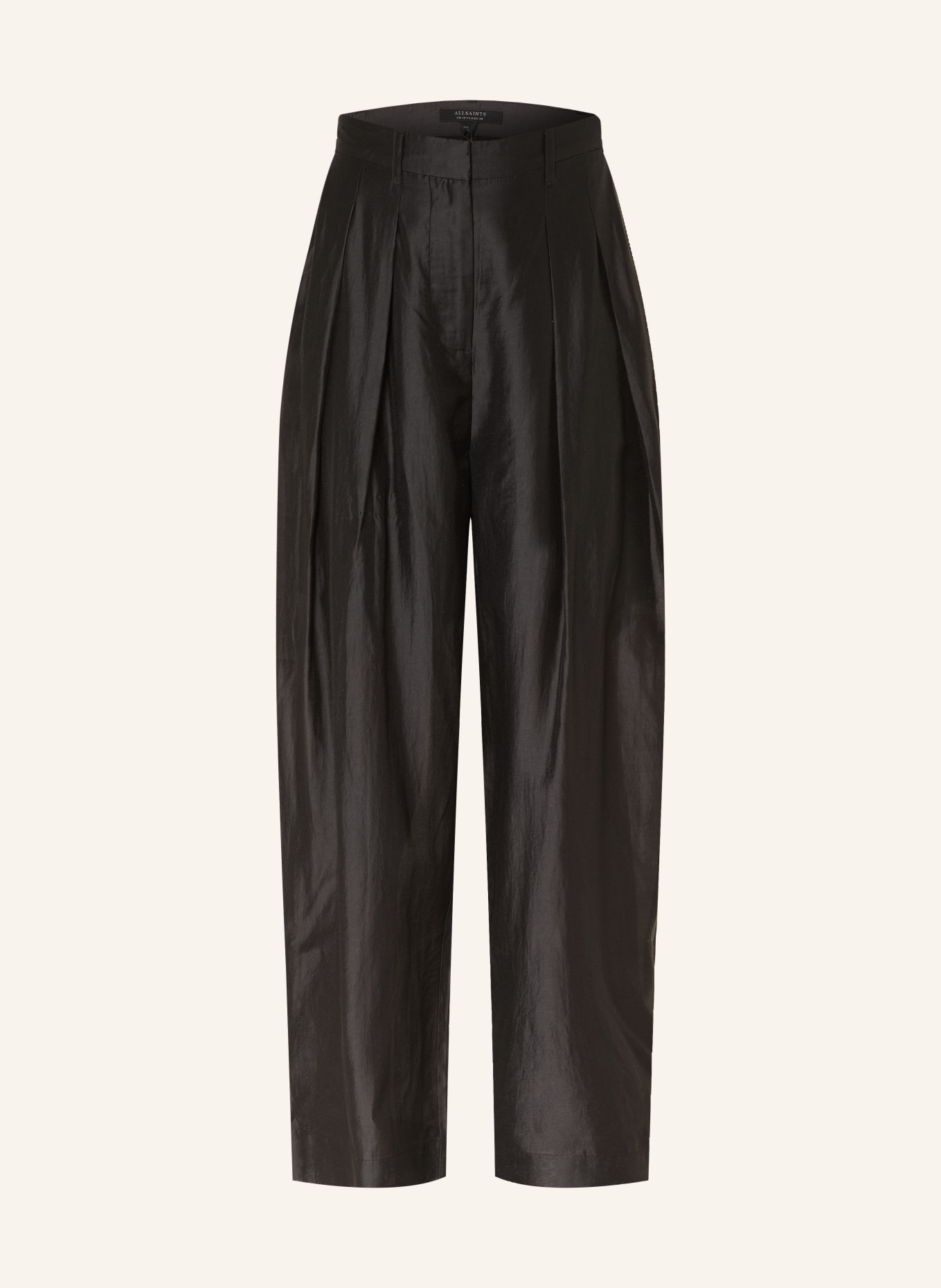 ALLSAINTS Spodnie BECCA: CZARNY