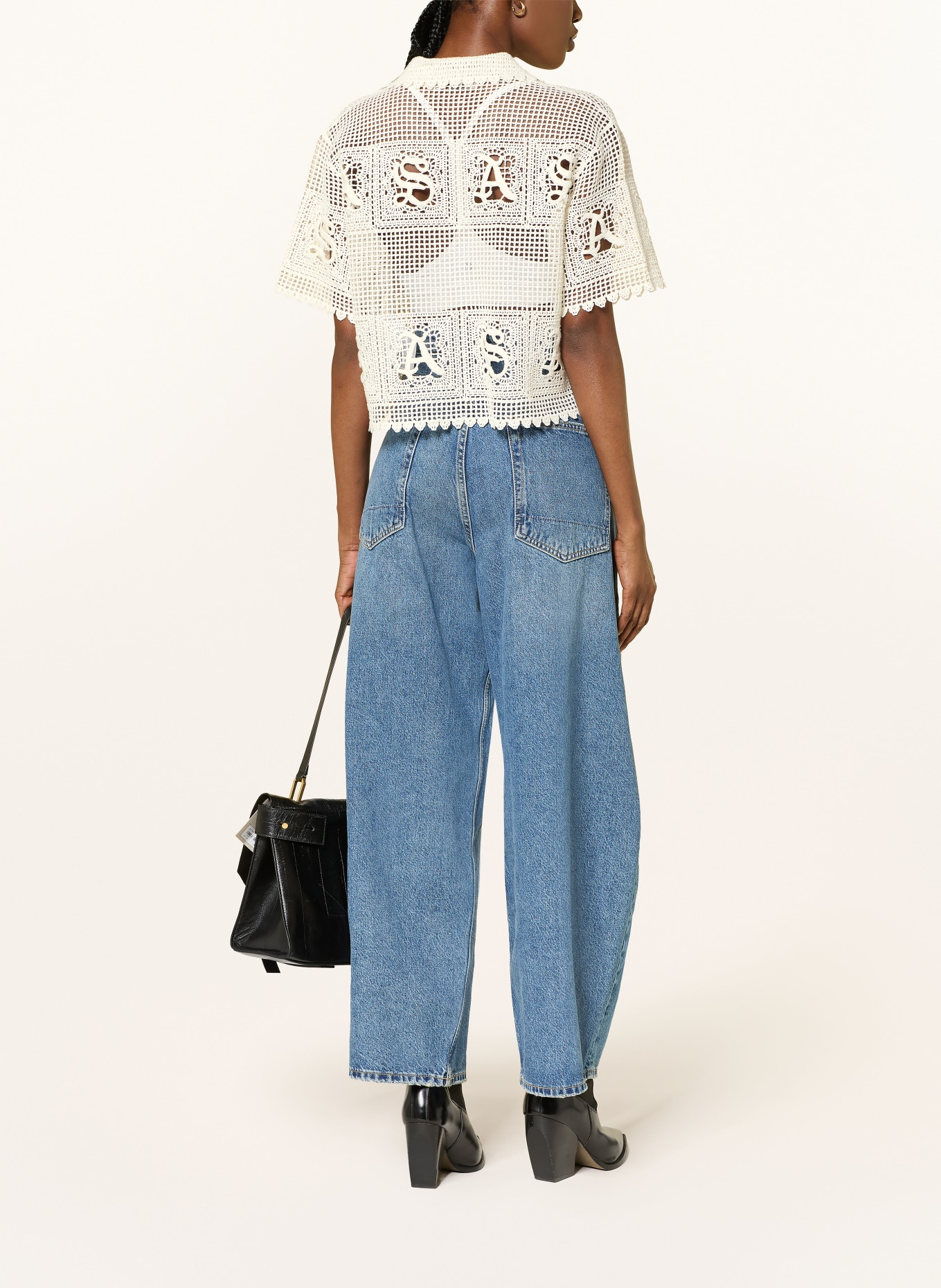 ALLSAINTS Häkelbluse KYRA: ECRU