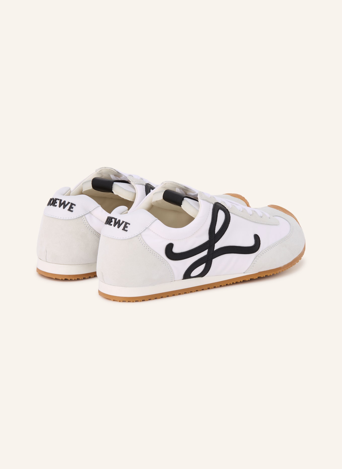 LOEWE Sneaker BALLET RUNNER 2.0: WIT / ZWART