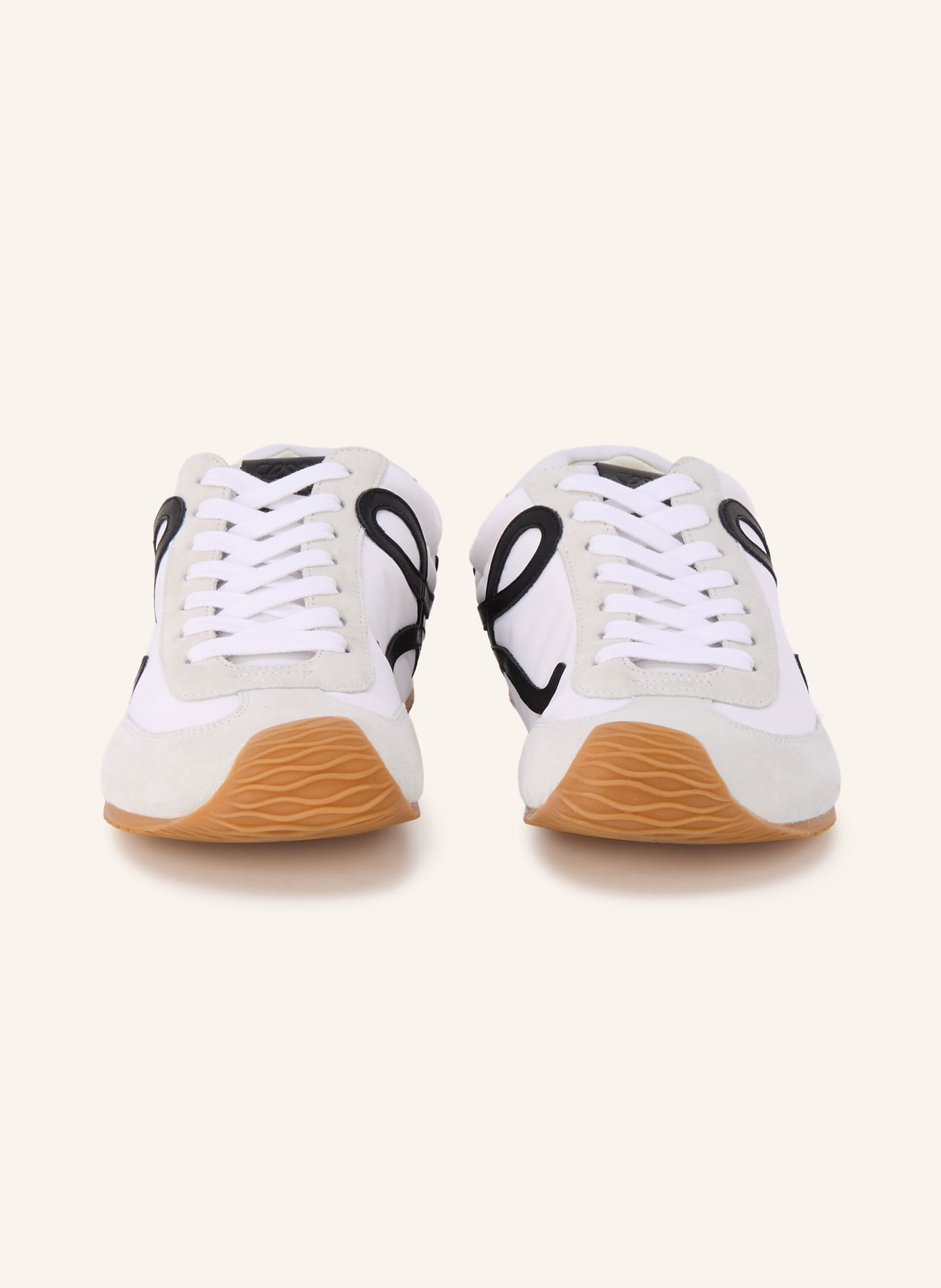 LOEWE Sneaker BALLET RUNNER 2.0: WIT / ZWART