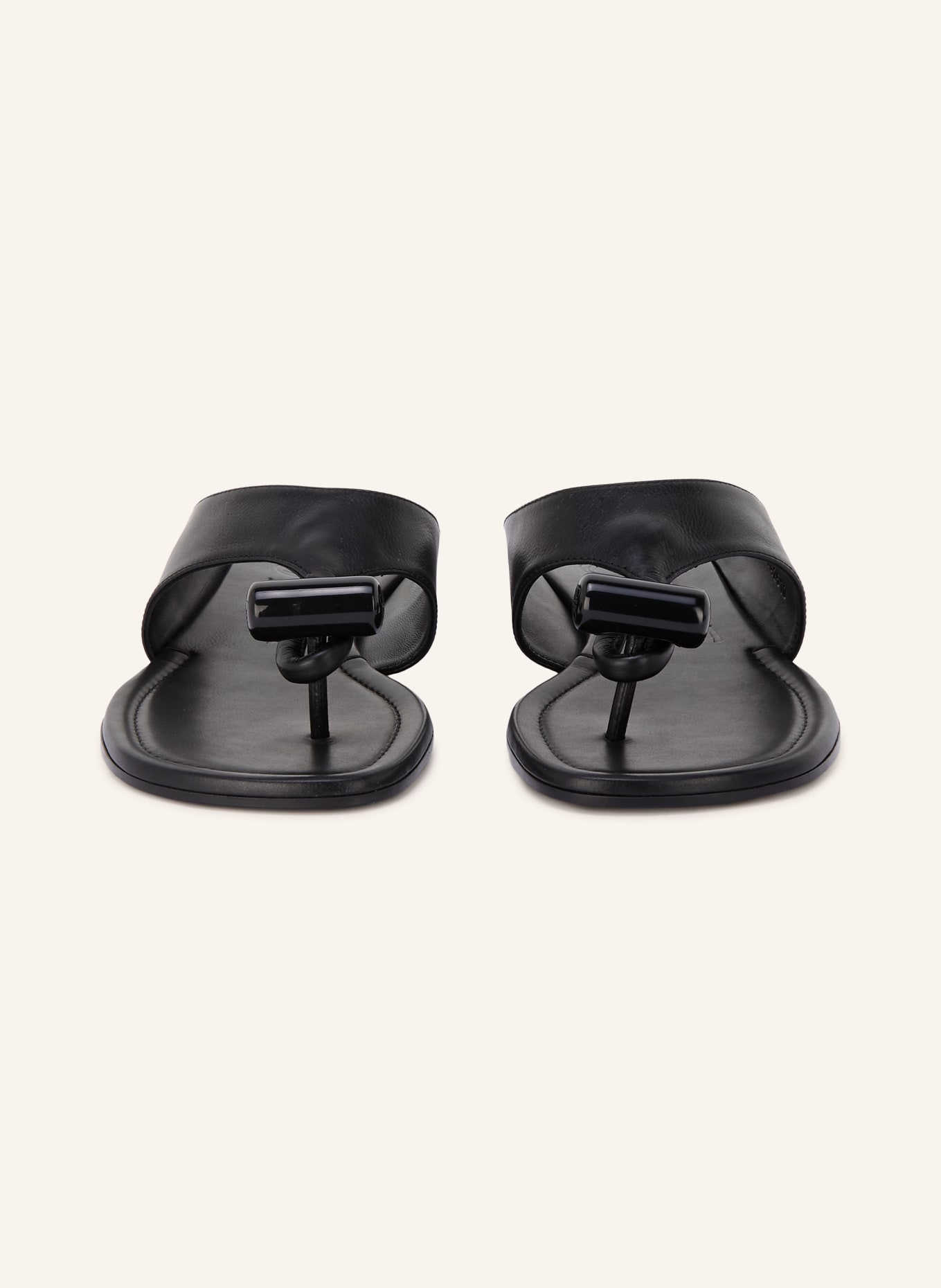LOEWE Tussenslipper TOGGLE: ZWART