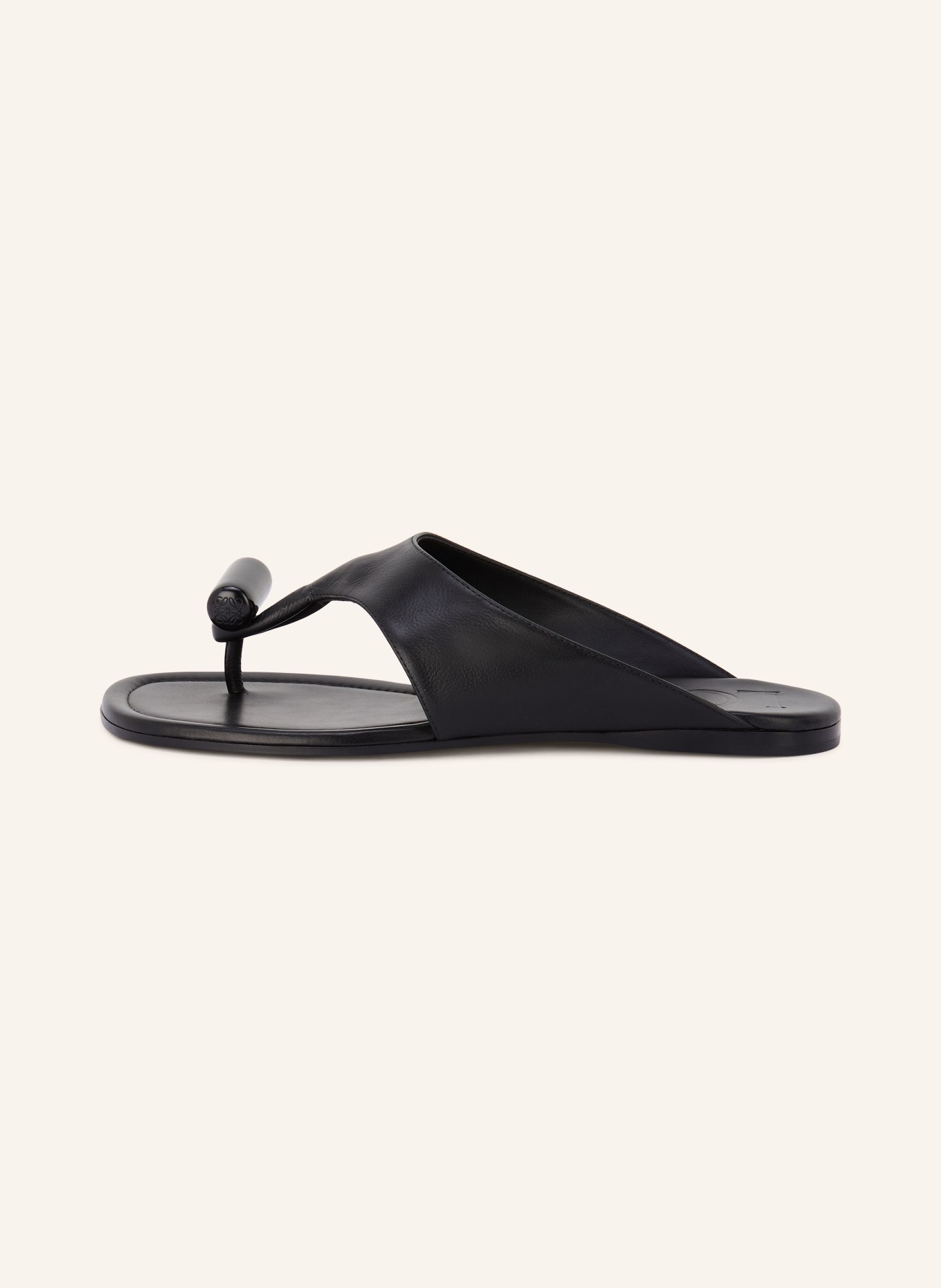 LOEWE Tussenslipper TOGGLE: ZWART