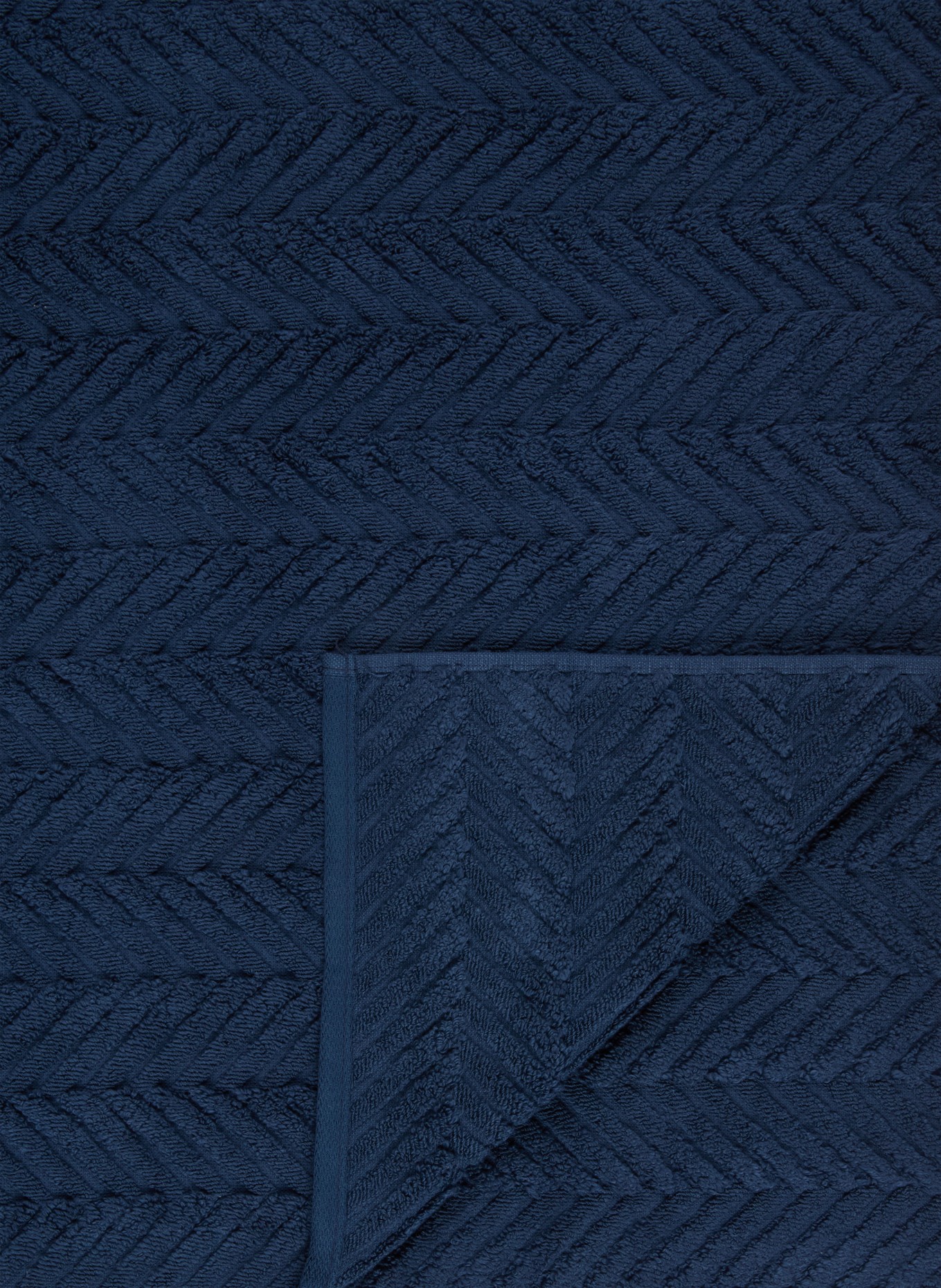 ROSS Douchehanddoek SENSUAL SKIN: DONKERBLAUW