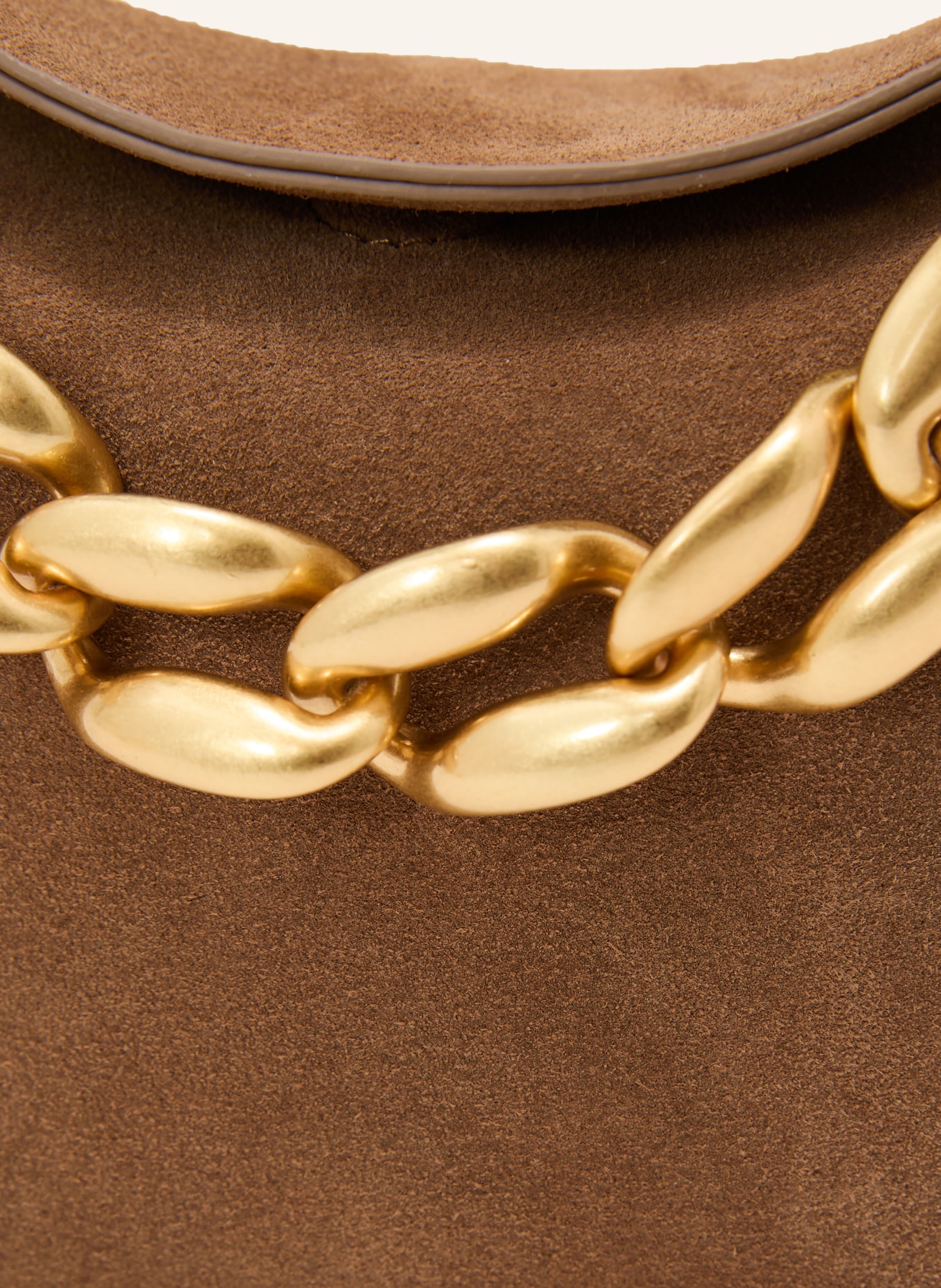 REISS Torebka PEONY: BRĄZOWY / ZŁOTY