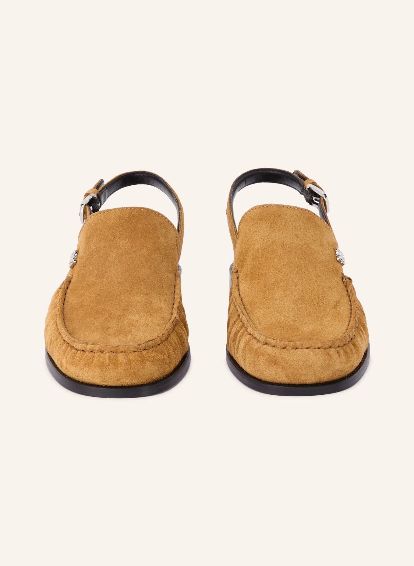 SANDRO Slingloafer: BEIGE