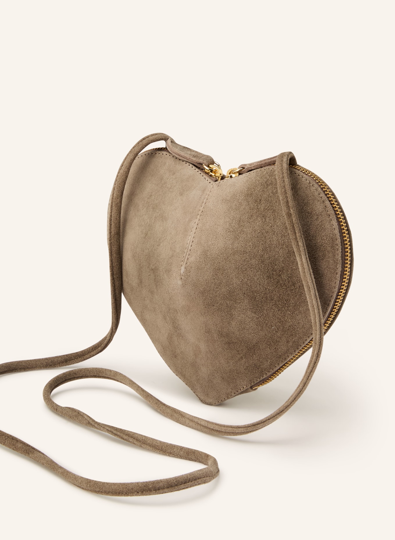 Dirndl & Bua Schoudertas AGNES: TAUPE / GOUD