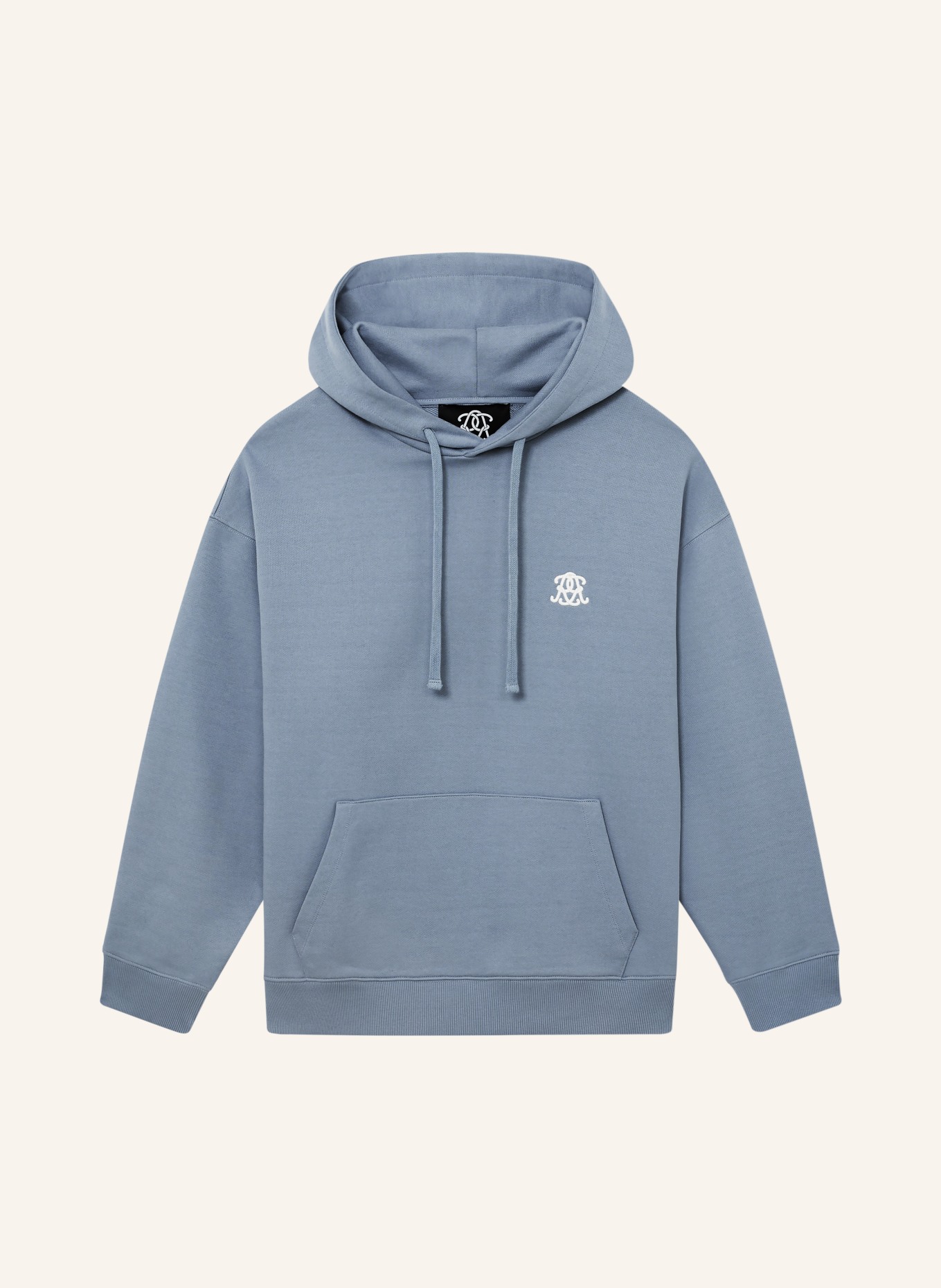 REISS Hoodie CONLIN: LICHTBLAUW