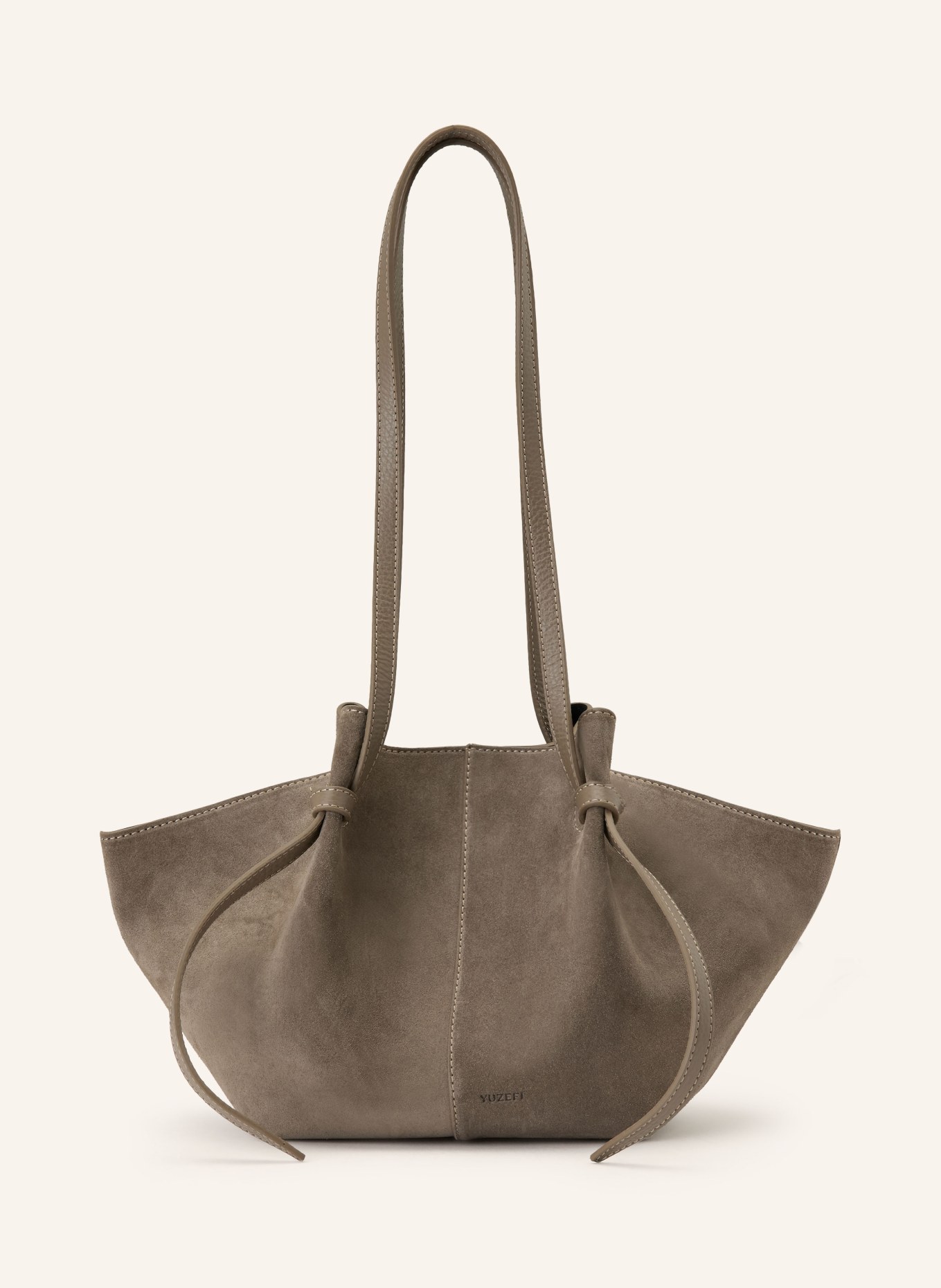 YUZEFI Schoudertas MOCHI: TAUPE