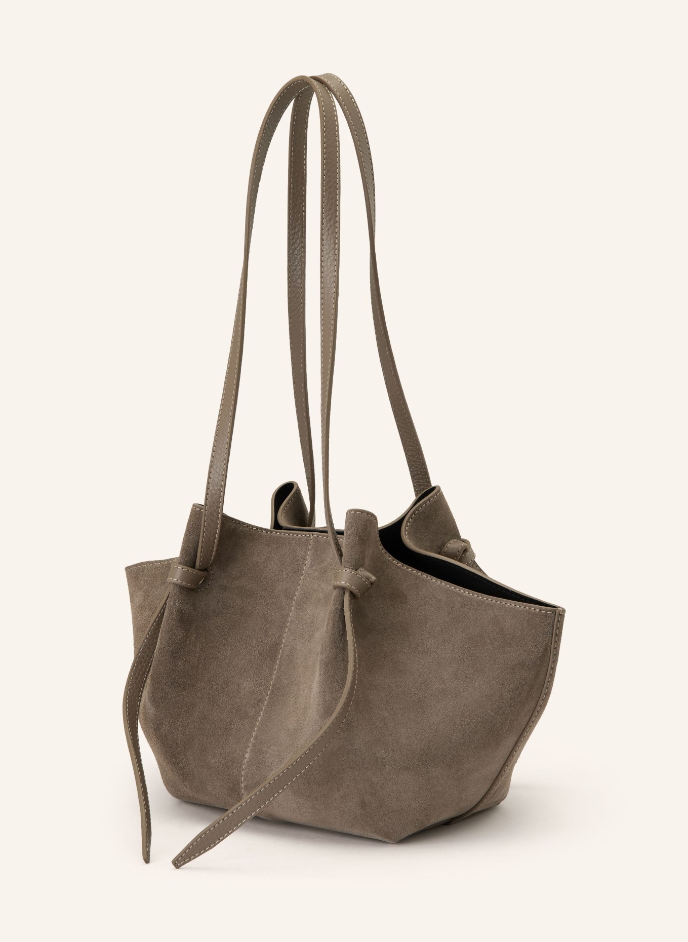 YUZEFI Schoudertas MOCHI: TAUPE