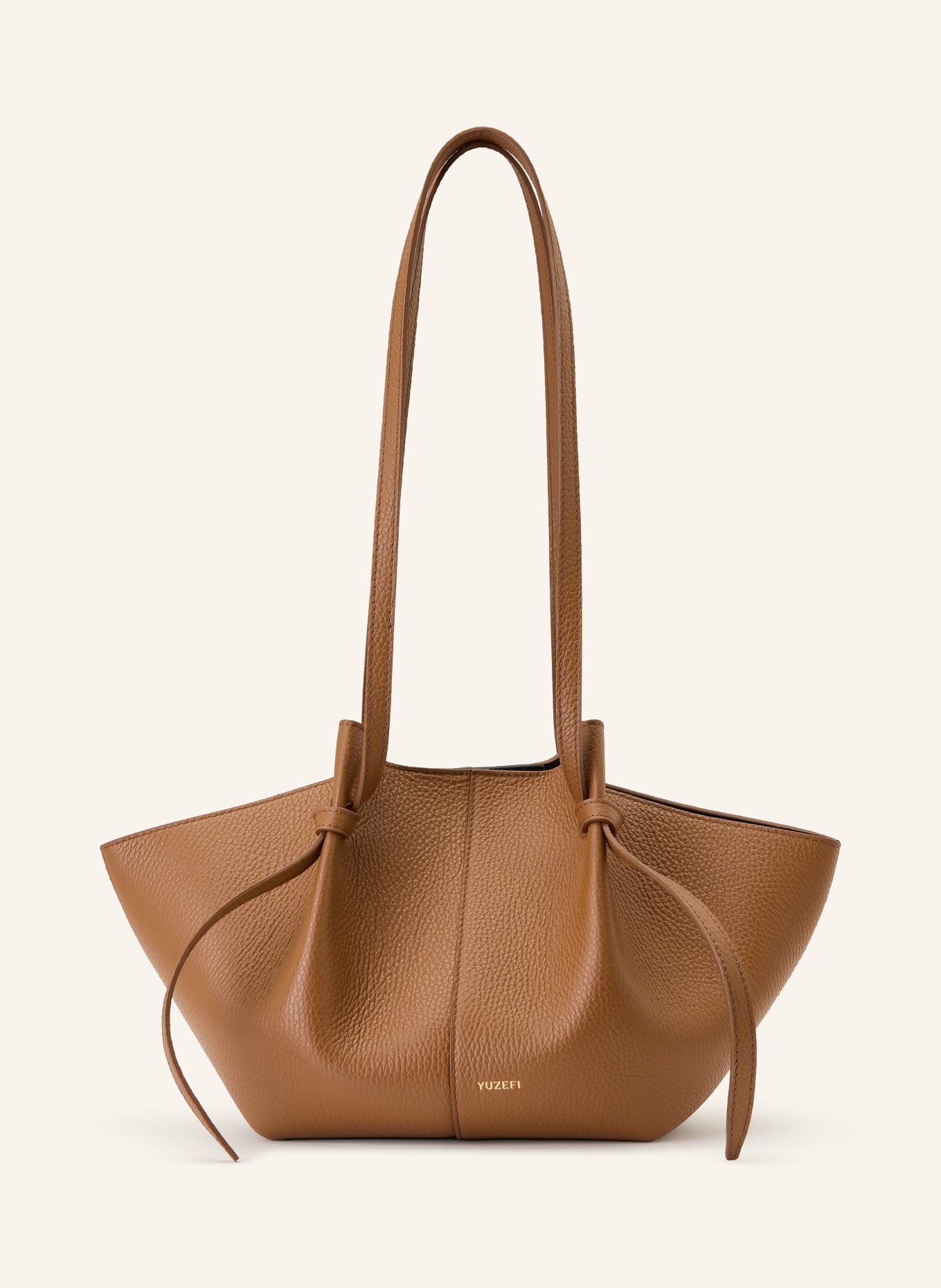 YUZEFI Schoudertas MOCHI: COGNAC