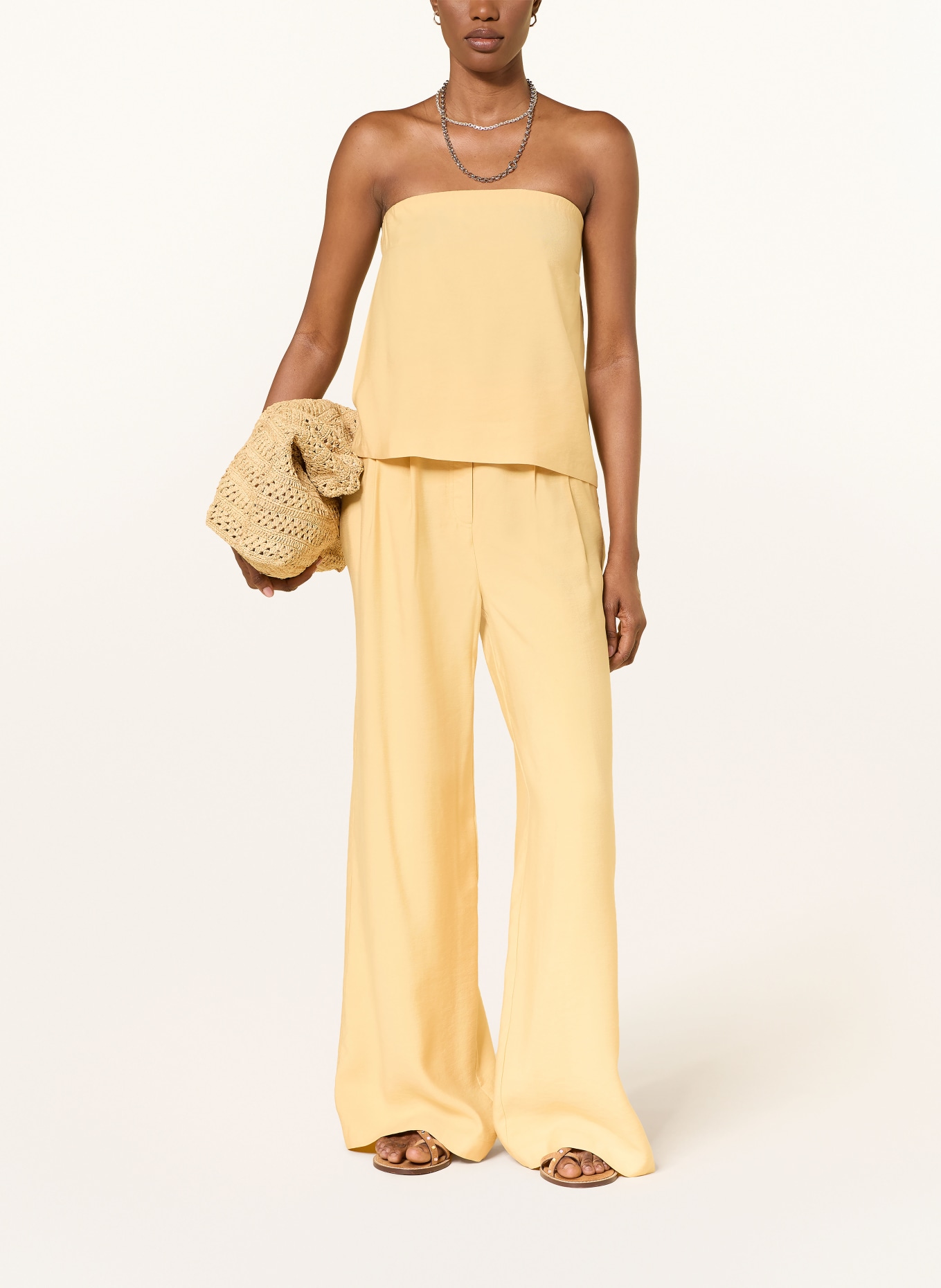 ba&sh Off-Shoulder-Top DEBORAH: HELLGELB