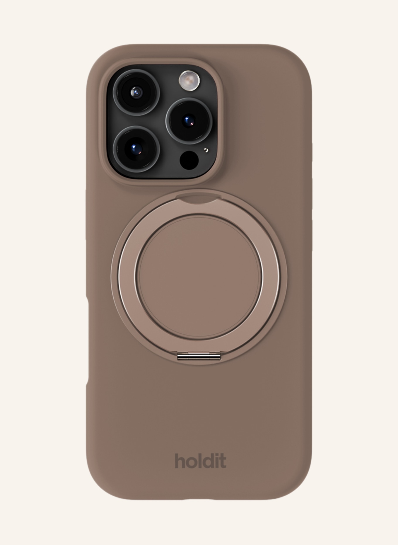 holdit Smartphone-Hülle: TAUPE / SILBER