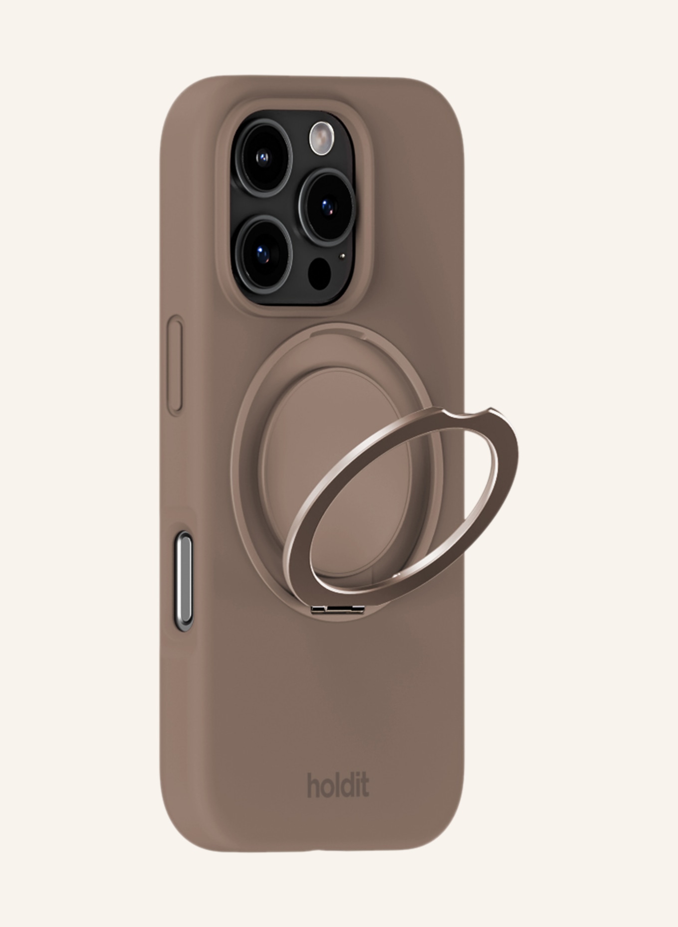 holdit Smartphone-Hülle: TAUPE / SILBER