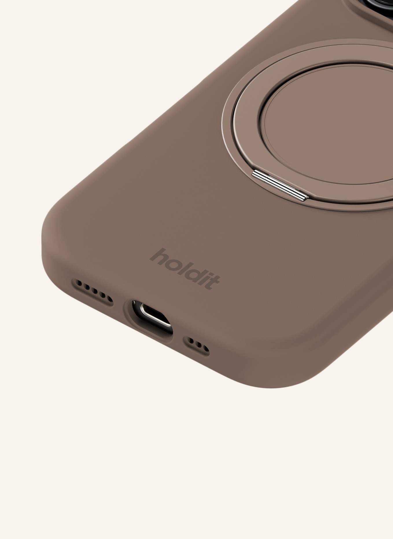 holdit Smartphone-Hülle: TAUPE / SILBER