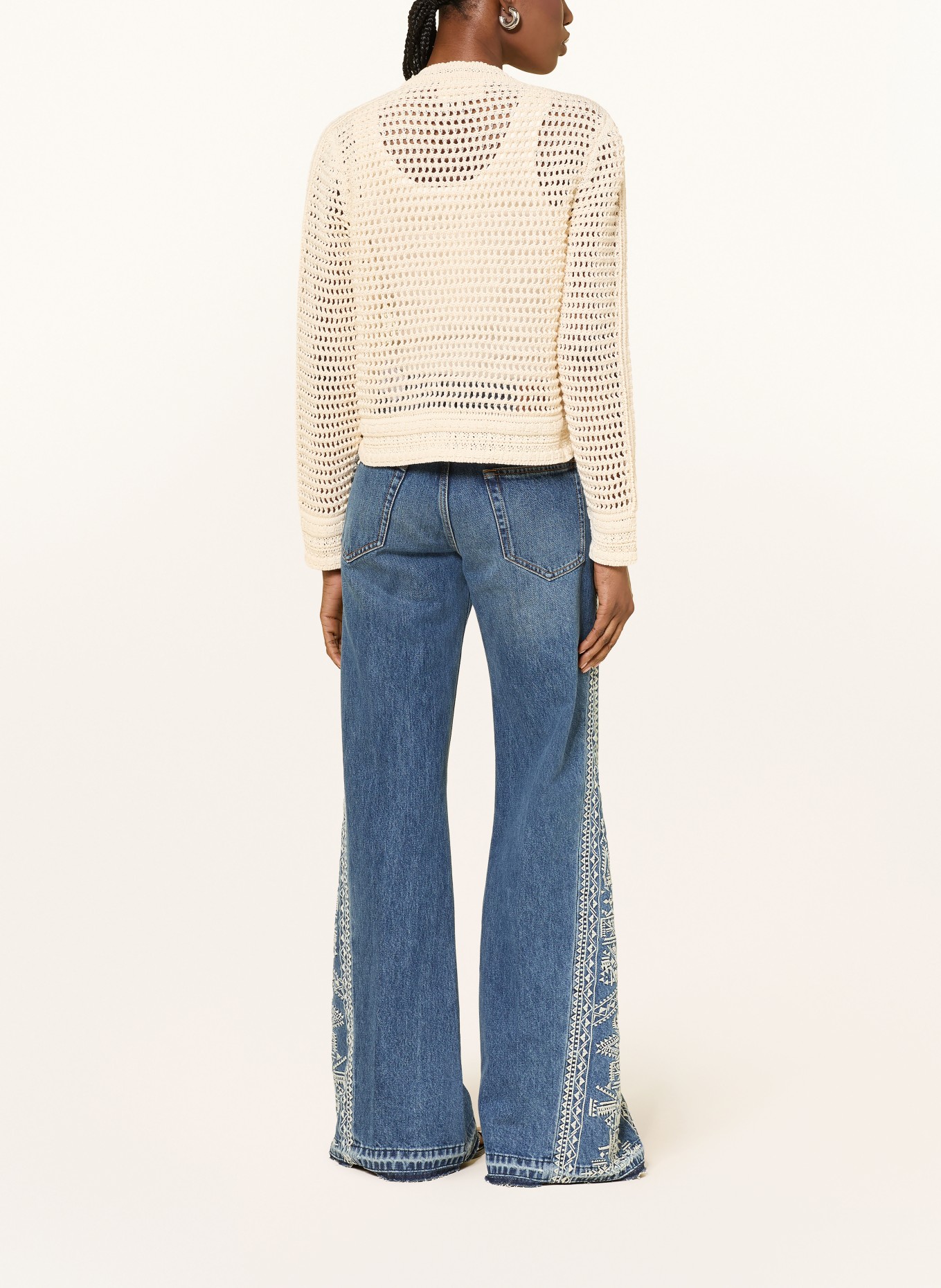 ba&sh Strickhülle BIANCA: CREME