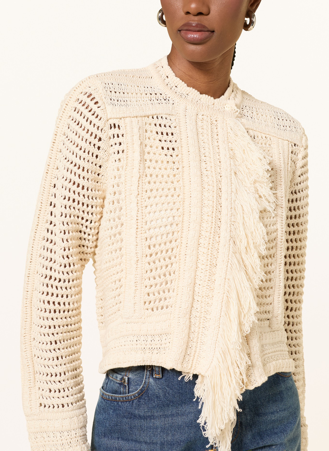 ba&sh Strickhülle BIANCA: CREME