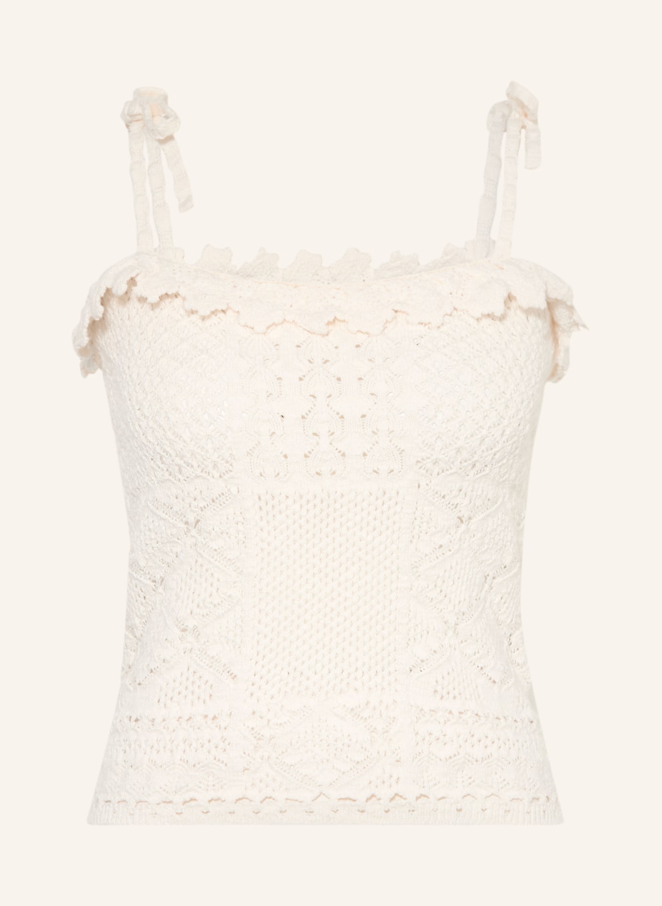 ba&sh Stricktop SELA: ECRU