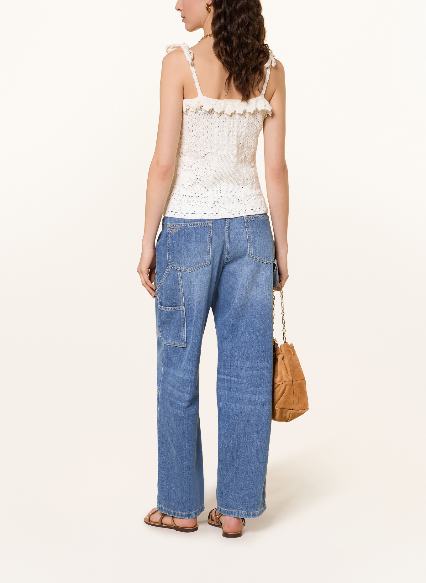 ba&sh Stricktop SELA: ECRU