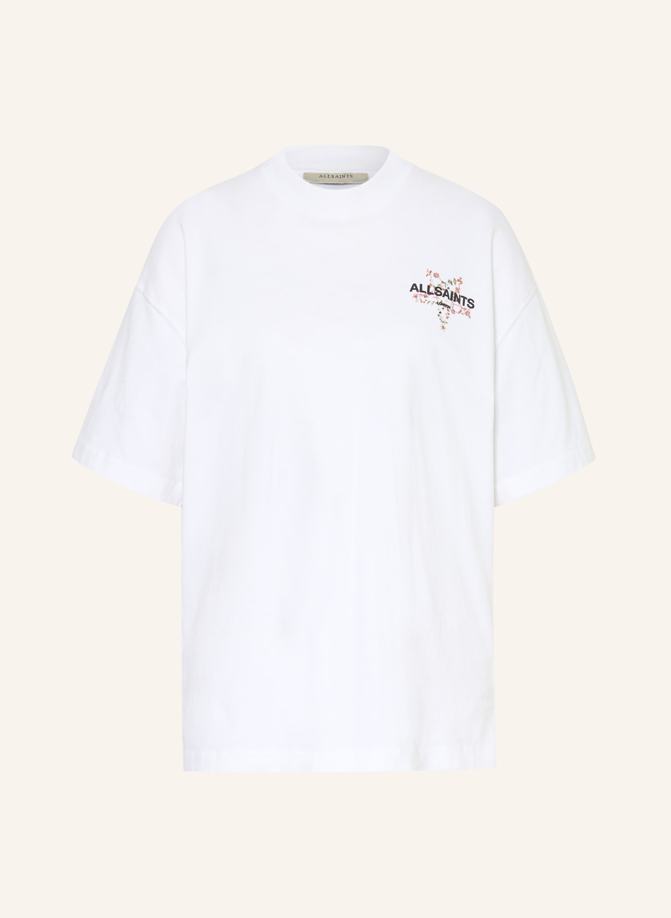 ALLSAINTS T-Shirt PENTACLE ETTA: WEISS