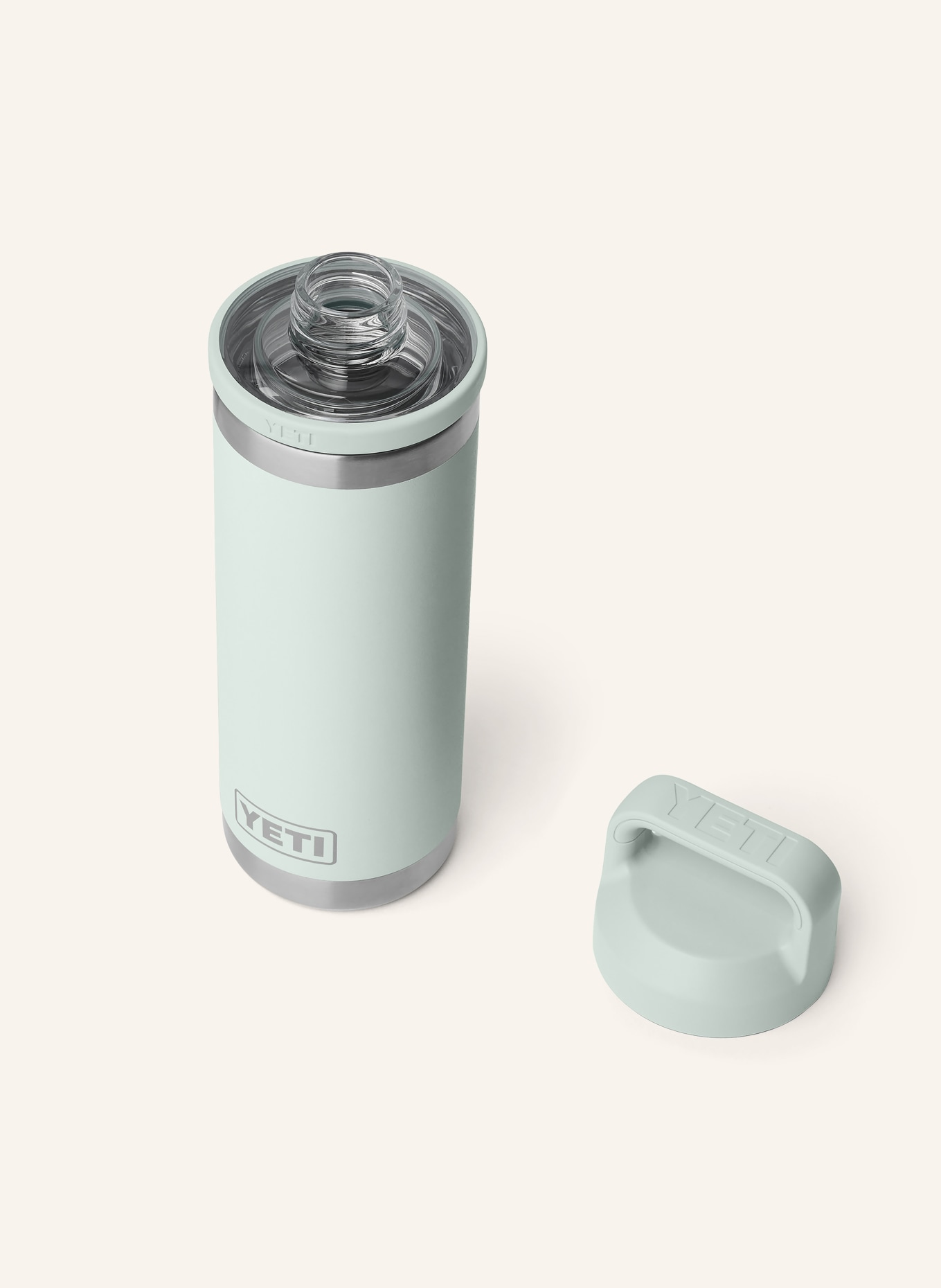 YETI Thermosfles RAMBLER®: MINT / ZILVER
