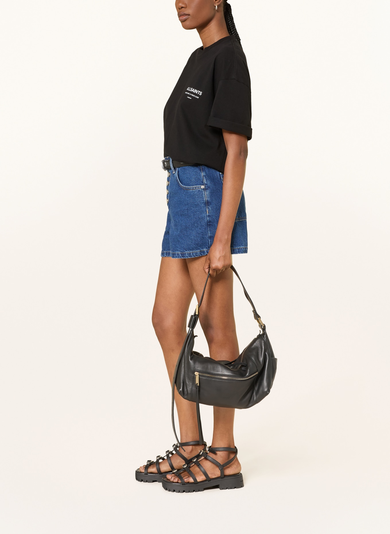 ALLSAINTS Jeansshort TAY: 723 Dark Indigo