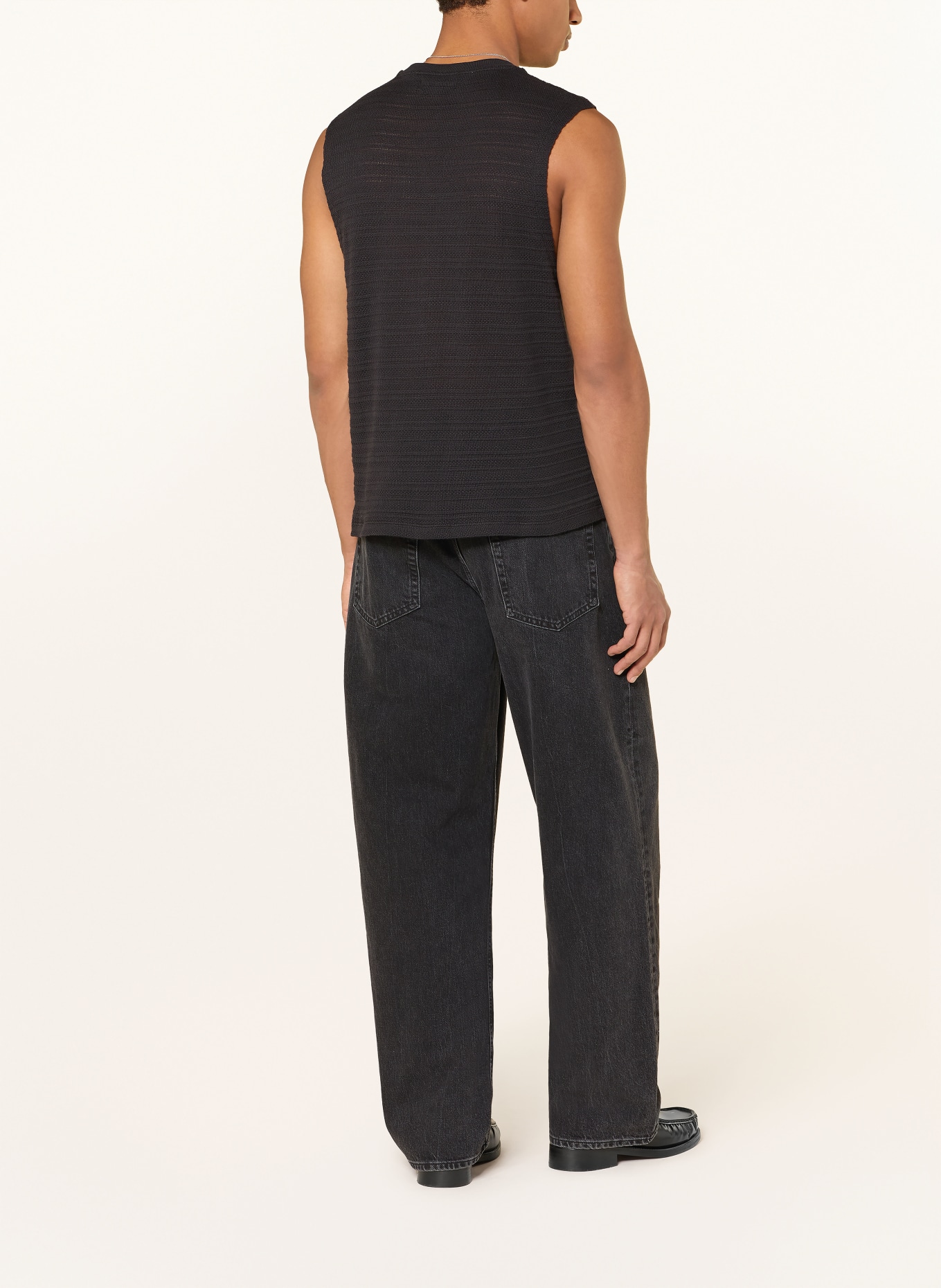 ALLSAINTS Gebreide top COVE: ZWART