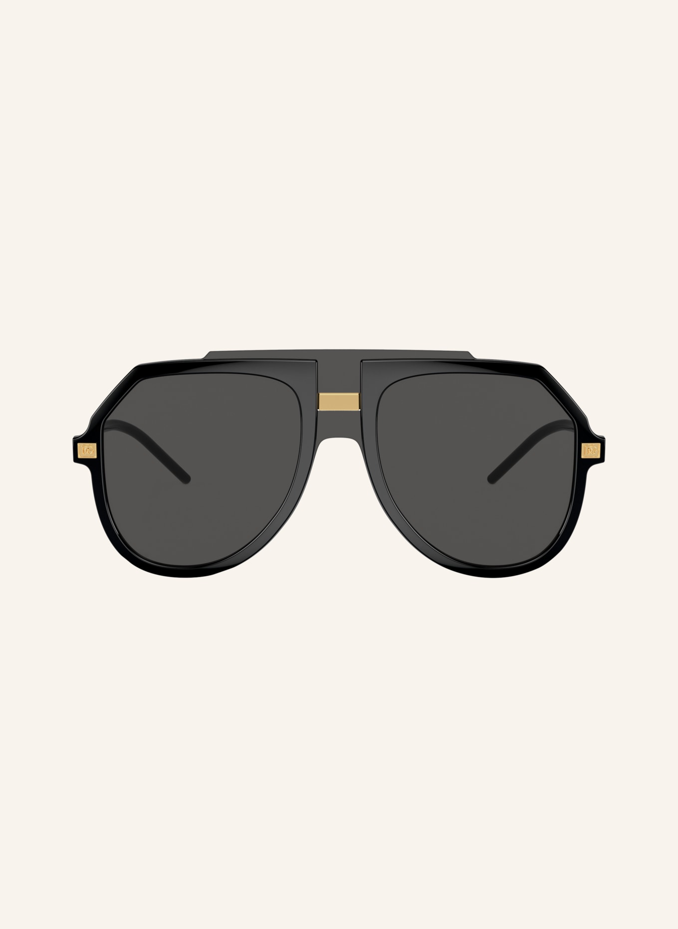 DOLCE & GABBANA Okulary przeciwsłoneczne DG6195: CZARNY/ CIEMNOSZARY