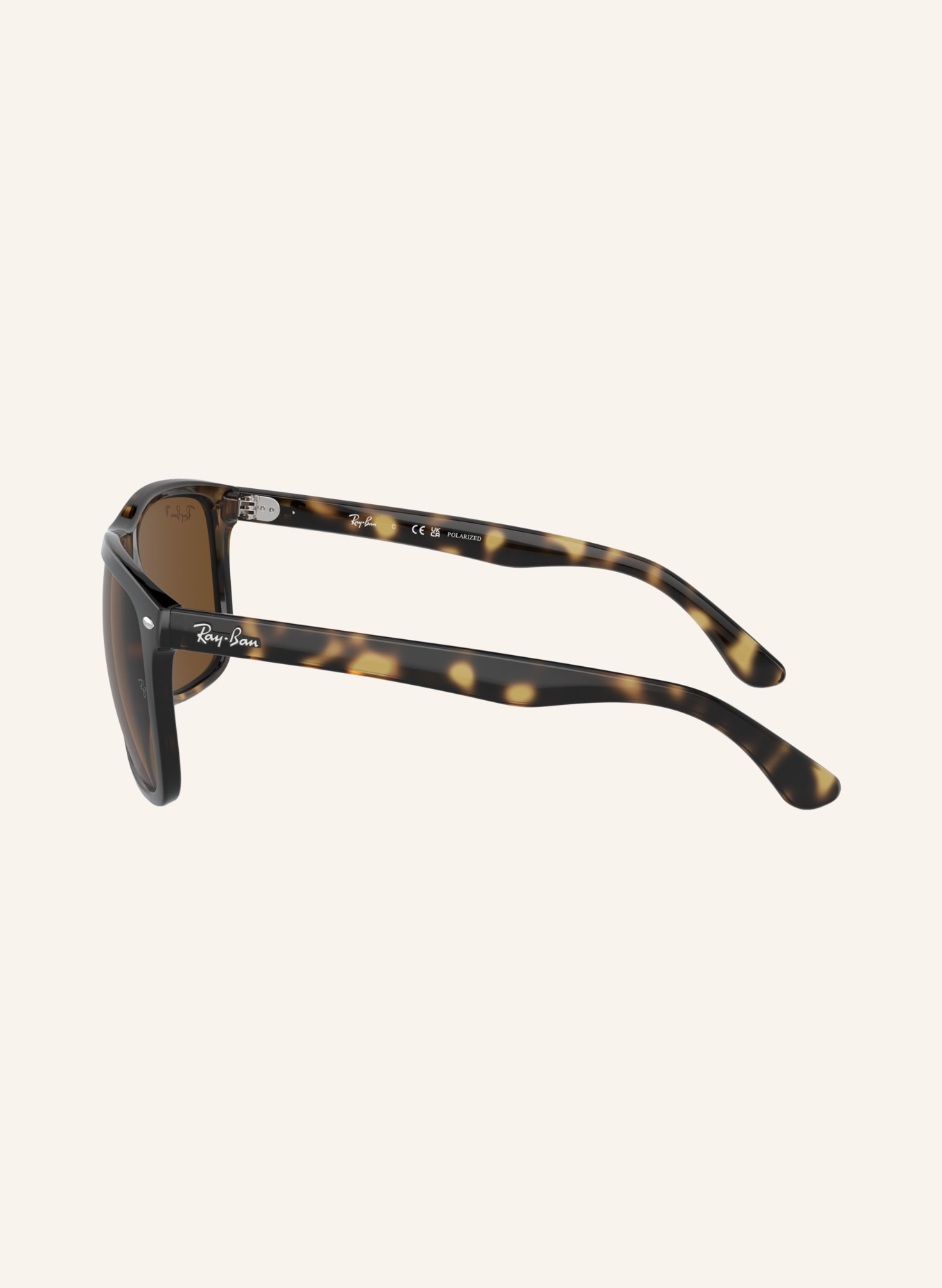 Ray-Ban Sonnenbrille RB4547: HAVANA/ BRAUN POLARISIERT