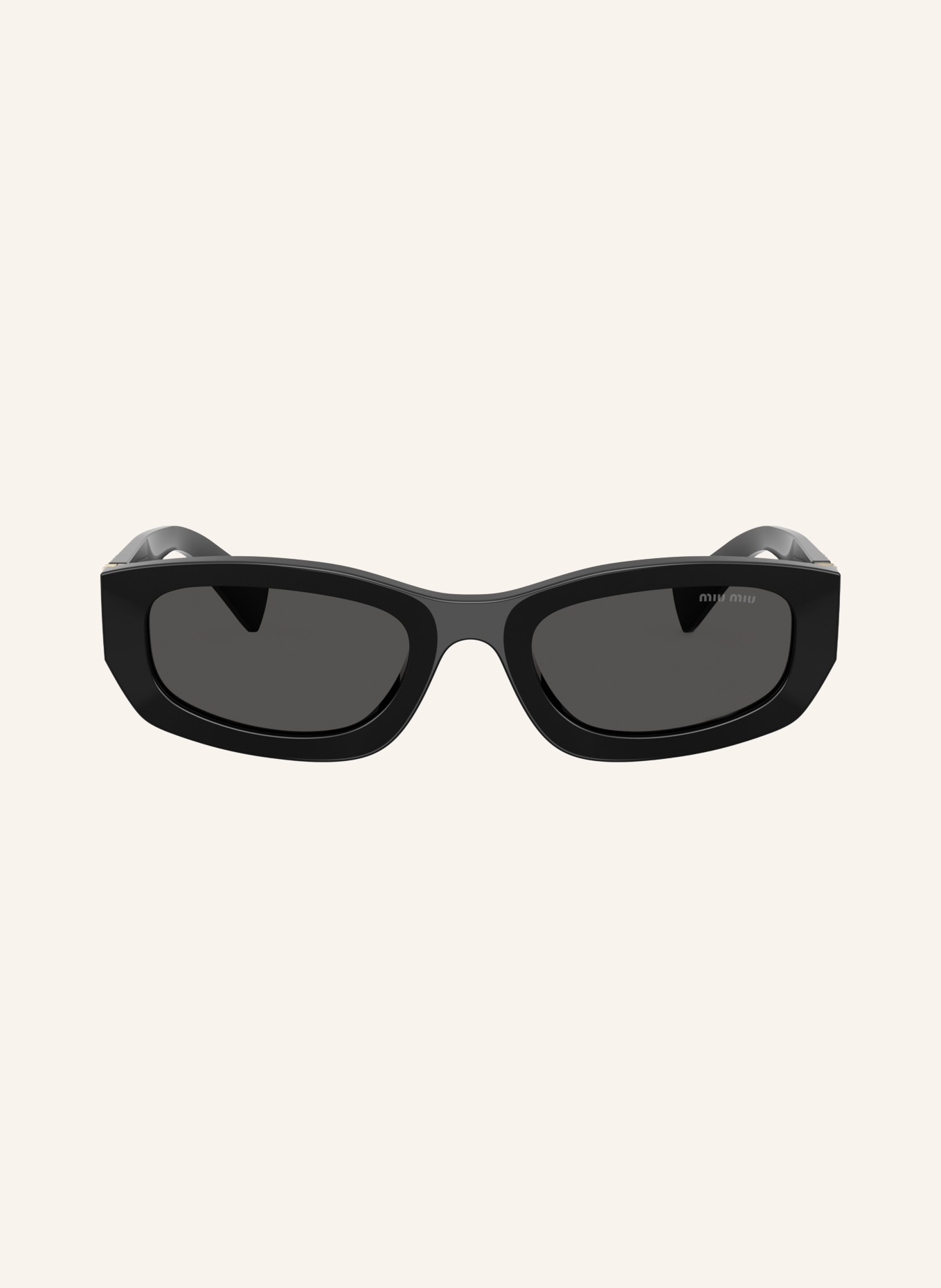 MIU MIU Sonnenbrille MU B04S: SCHWARZ/ DUNKELGRAU