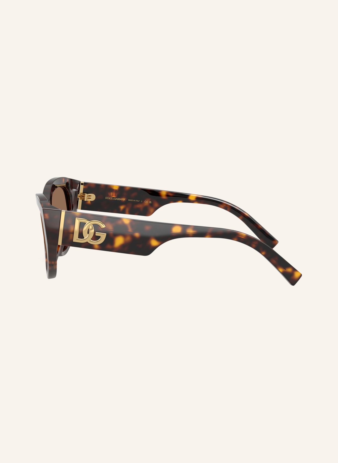 DOLCE & GABBANA Okulary przeciwsłoneczne DG4514: HAVANA/ BRĄZOWY
