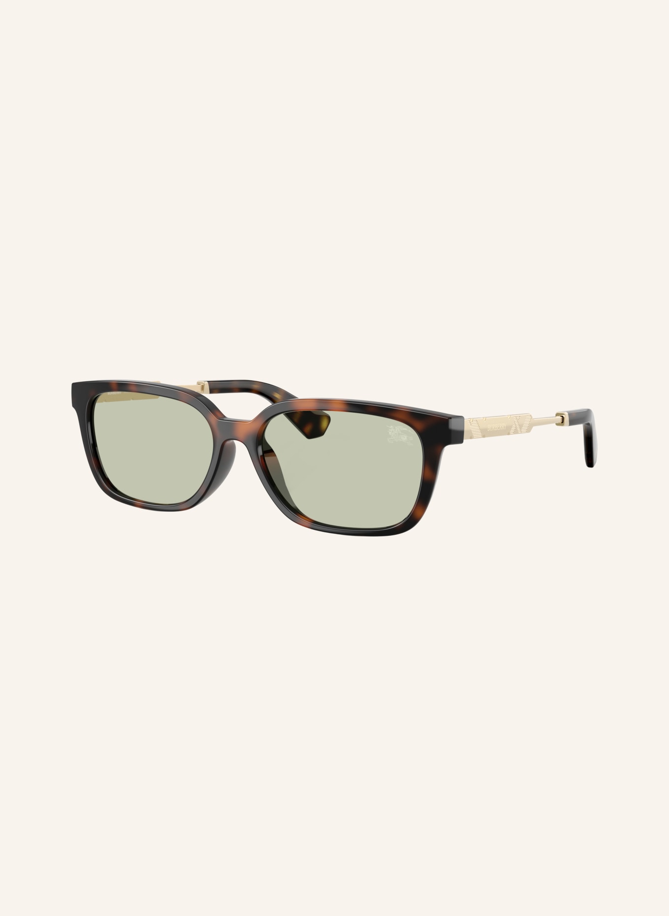 BURBERRY Okulary przeciwsłoneczne BE4481D: HAVANA/ JASNOZIELONY