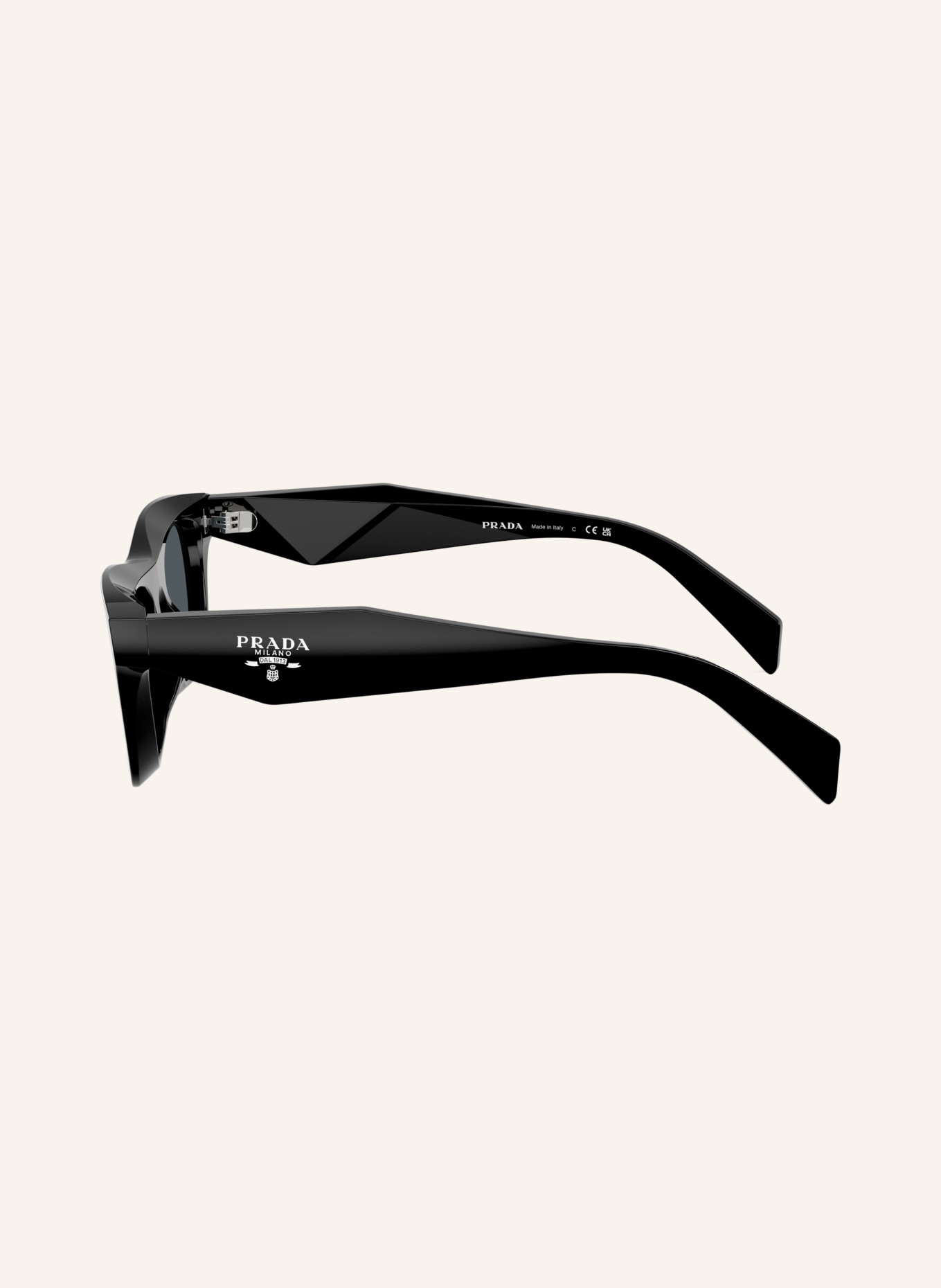 PRADA Sonnenbrille PR C06SF: SCHWARZ/ DUNKELGRAU