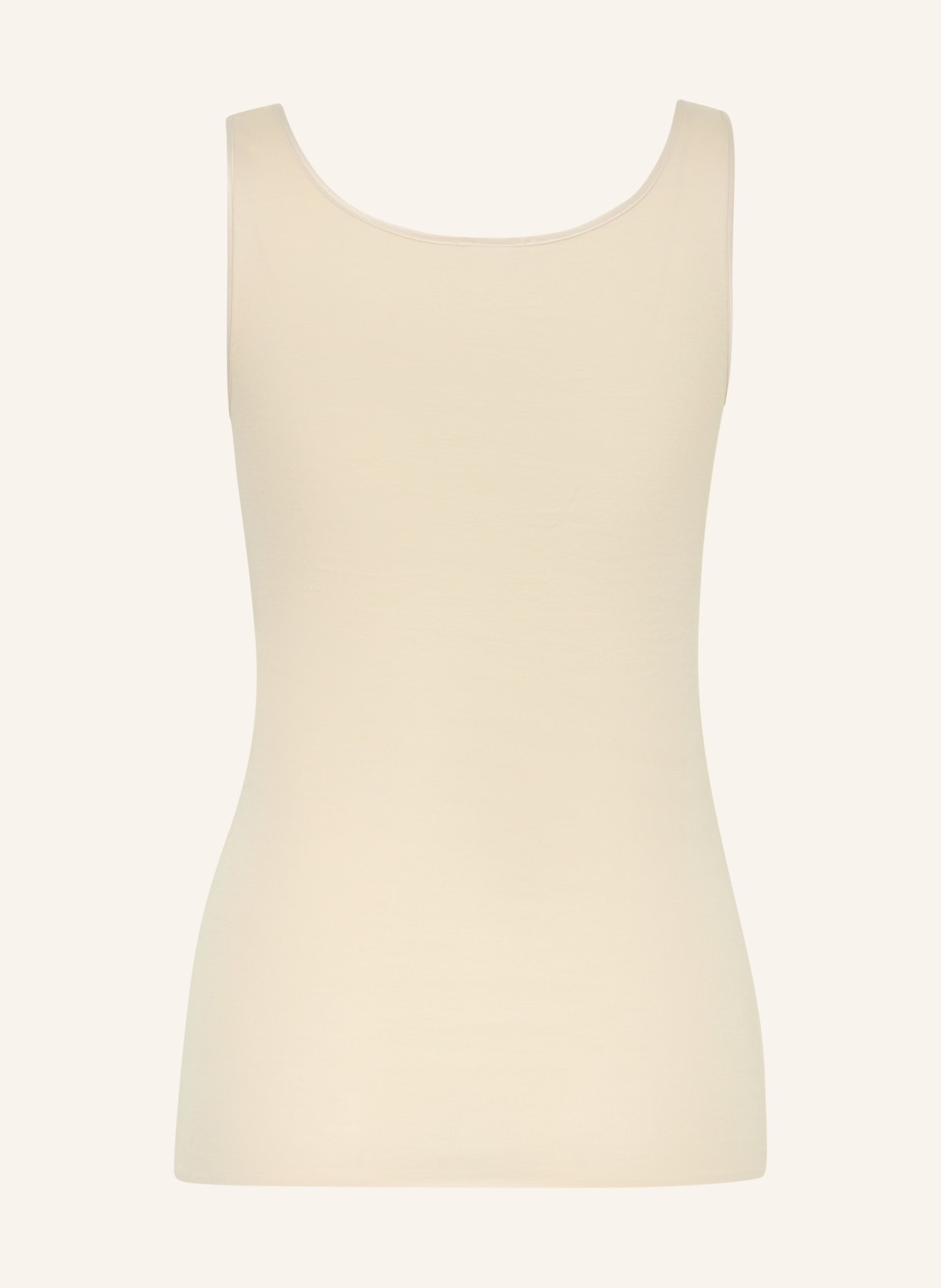 HANRO Top BAWEŁNIANY BEZSZWOWY: KREMOWY