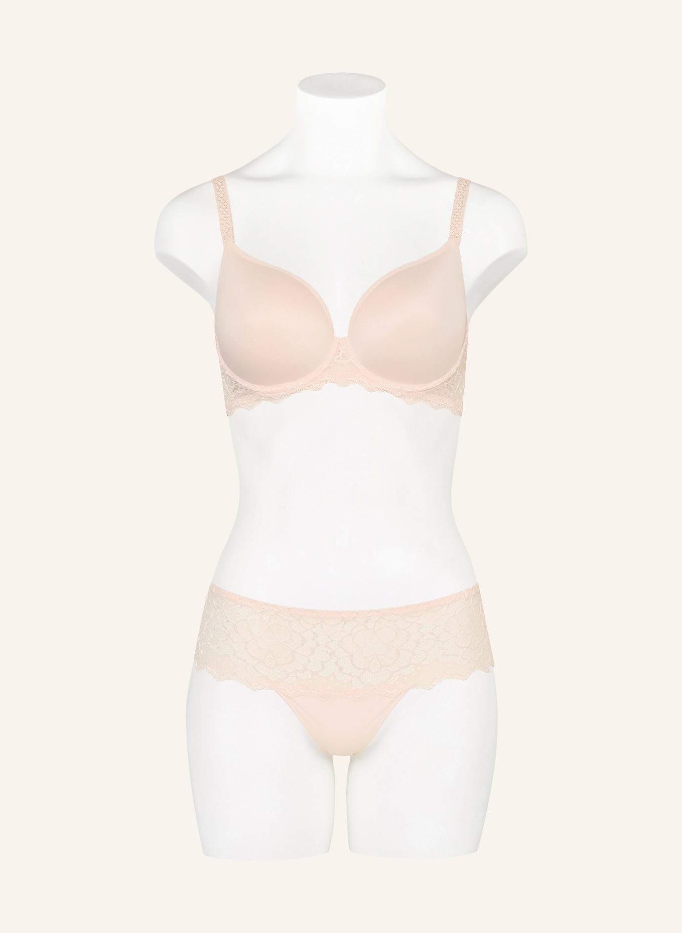 SIMONE PÉRÈLE Biustonosz typu spacer CARESSE: JASNORÓŻOWY