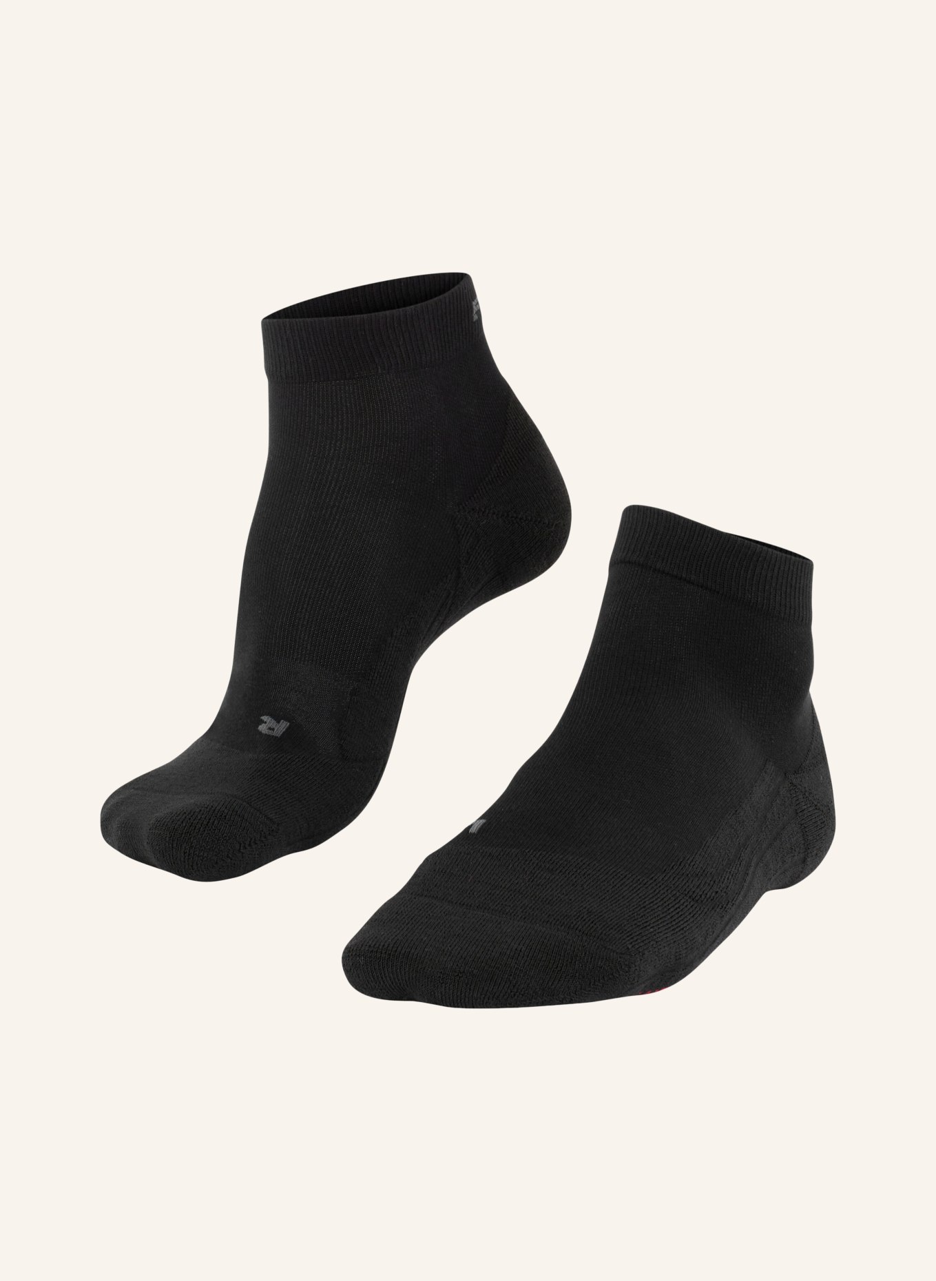 FALKE Chaussettes GO2 SHORT: 3000 BLACK