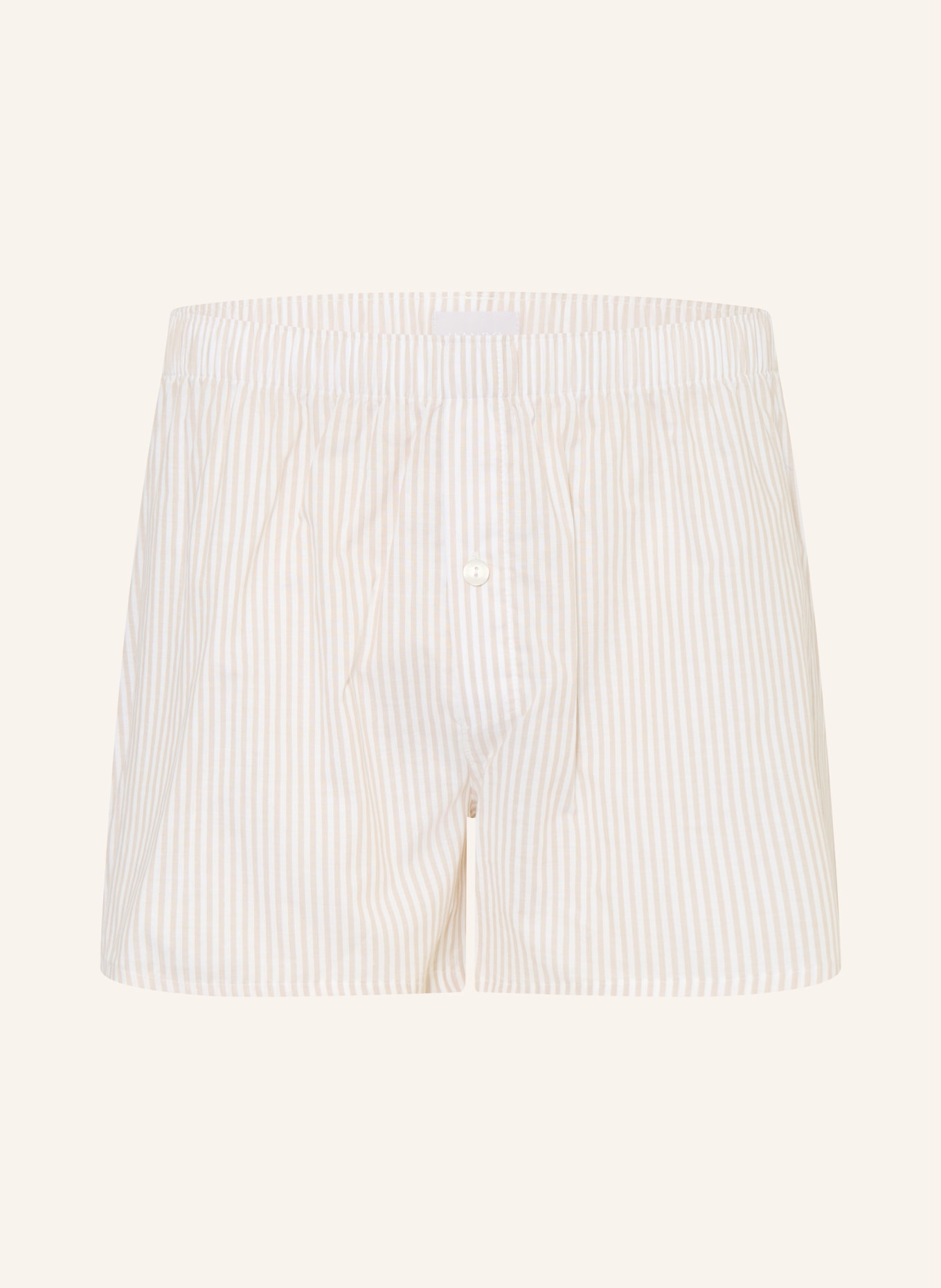 HANRO Bokserki tkane FANCY WOVEN: BEŻOWY / ECRU