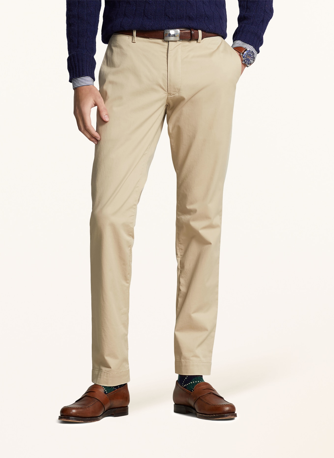 POLO RALPH LAUREN Chino slim fit: BEIGE