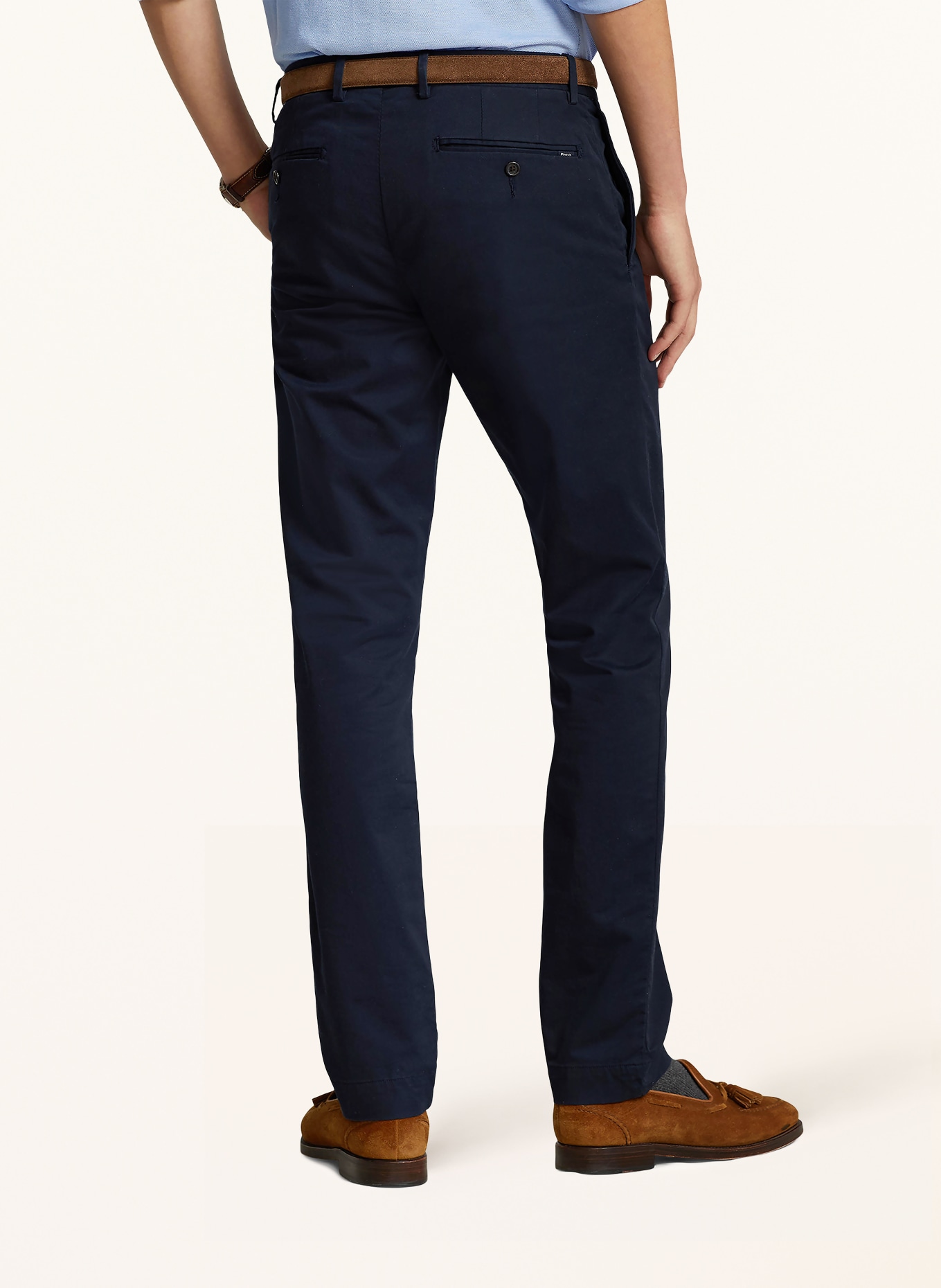 POLO RALPH LAUREN Chino slim fit: BLEU FONCÉ