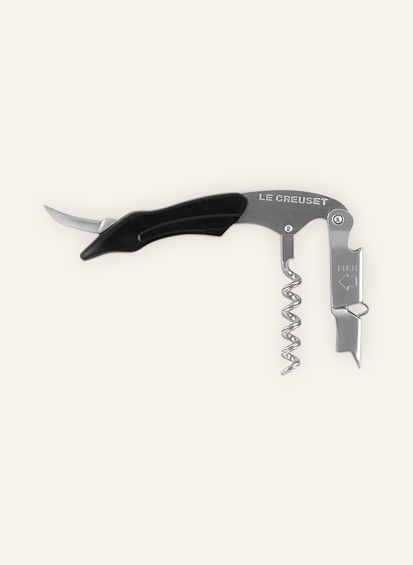 LE CREUSET Nóż kelnera: 103 BLACK