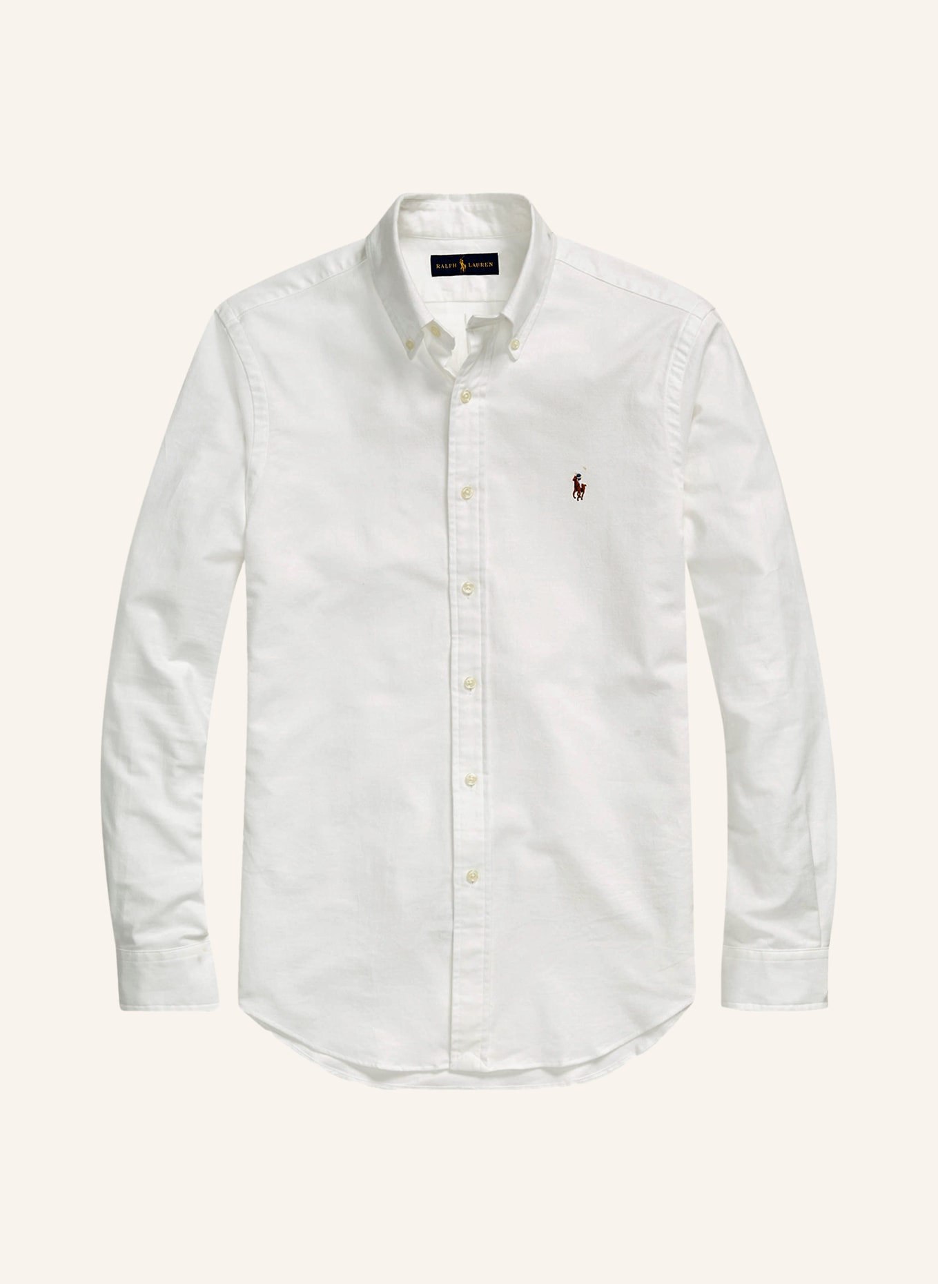 POLO RALPH LAUREN Oxfordhemd Slim Fit: WEISS