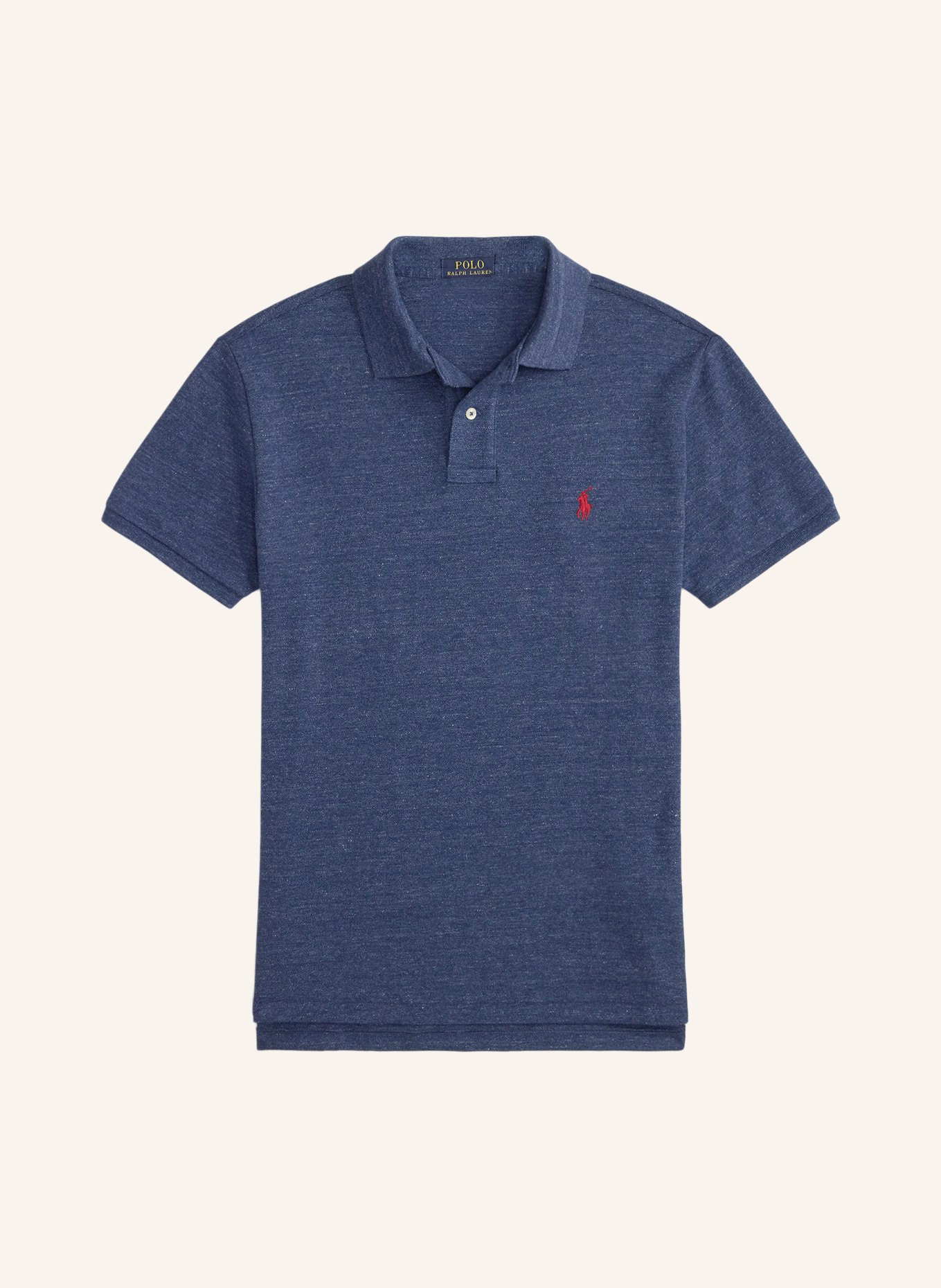 POLO RALPH LAUREN Piqué-Poloshirt Slim Fit: BLAU