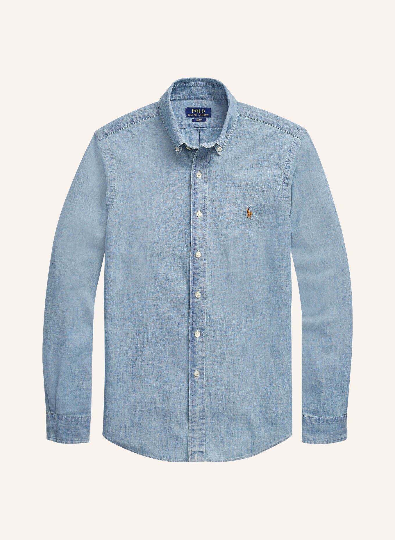 POLO RALPH LAUREN Slim fit spijkerblouse: LICHTBLAUW