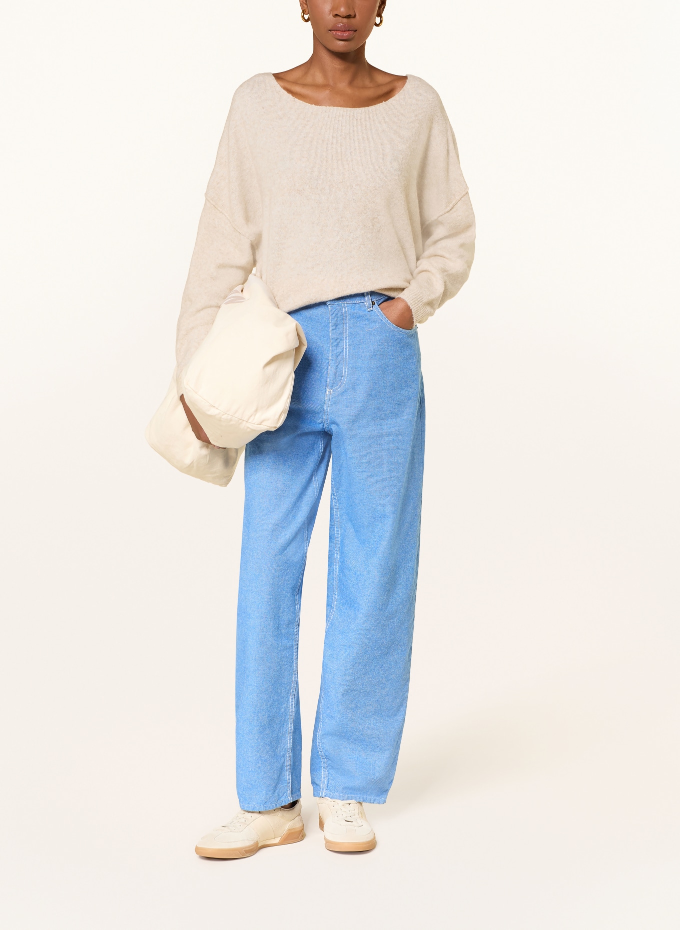 American Vintage Trui DAMSVILLE: BEIGE