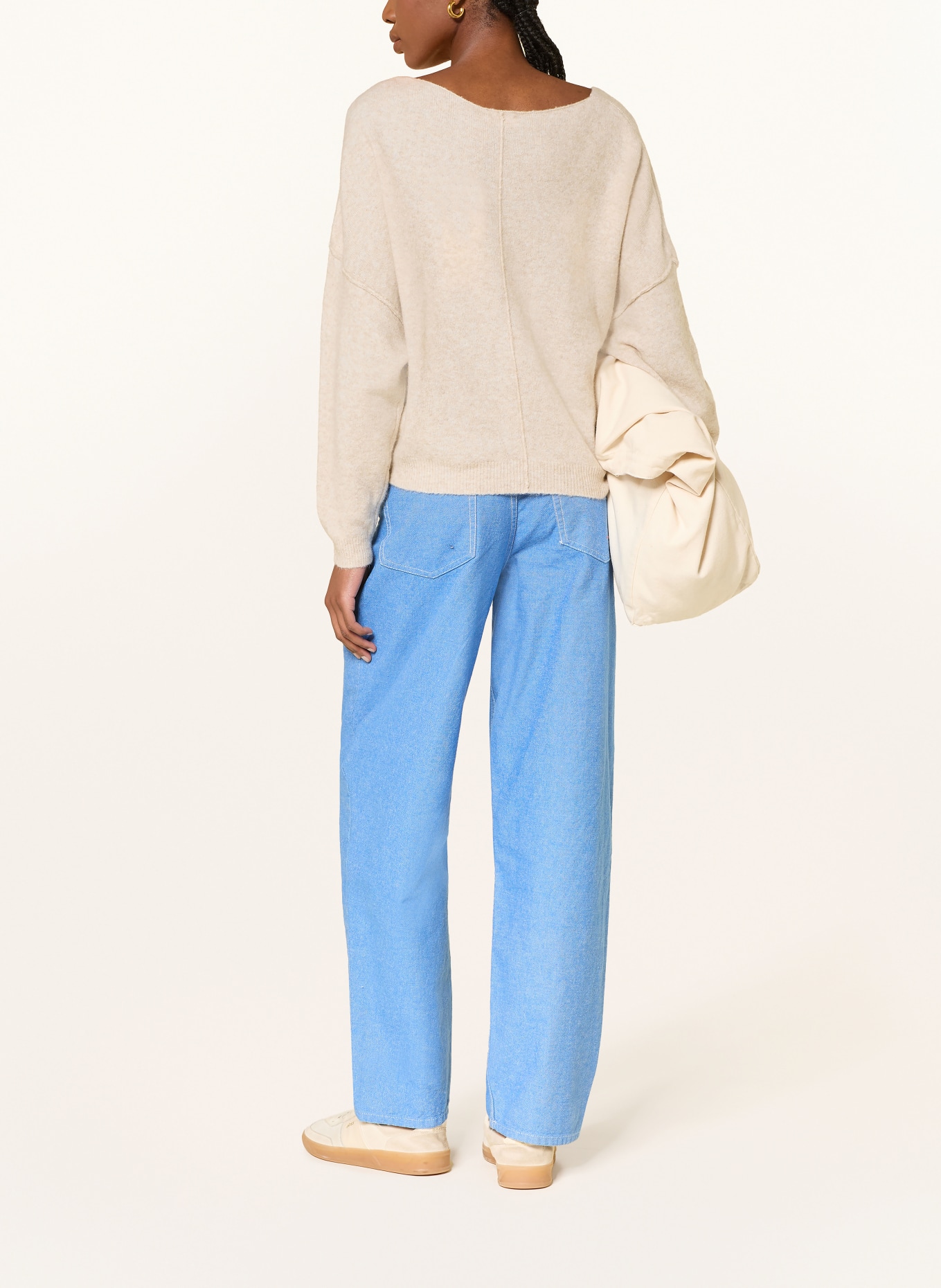 American Vintage Trui DAMSVILLE: BEIGE