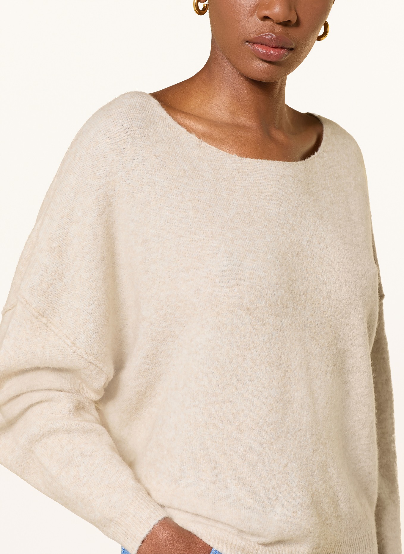 American Vintage Trui DAMSVILLE: BEIGE