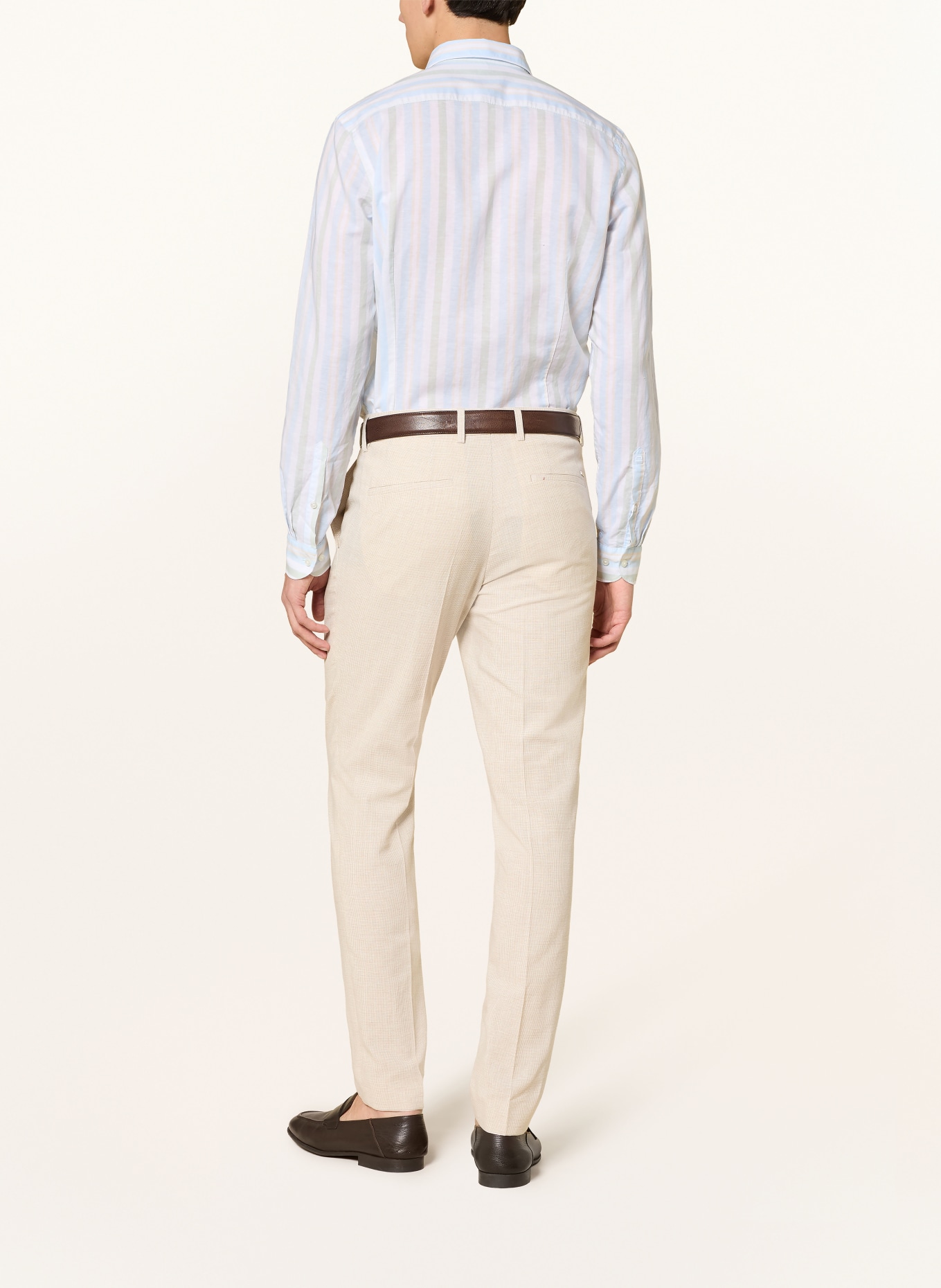 OLYMP Hemd Level Five super slim: WEISS / HELLGRÜN / HELLBLAU