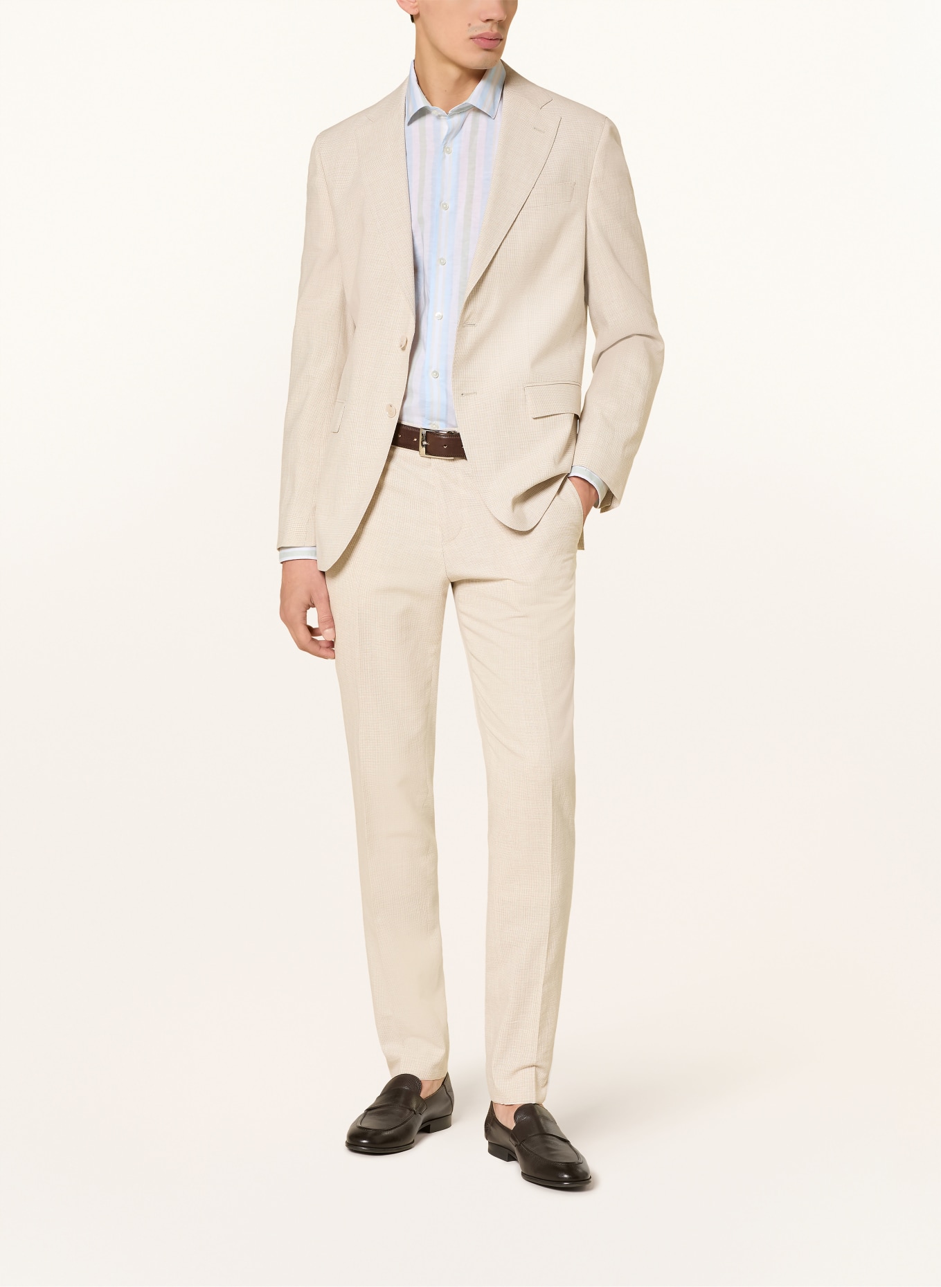 OLYMP Hemd Level Five super slim: WEISS / HELLGRÜN / HELLBLAU