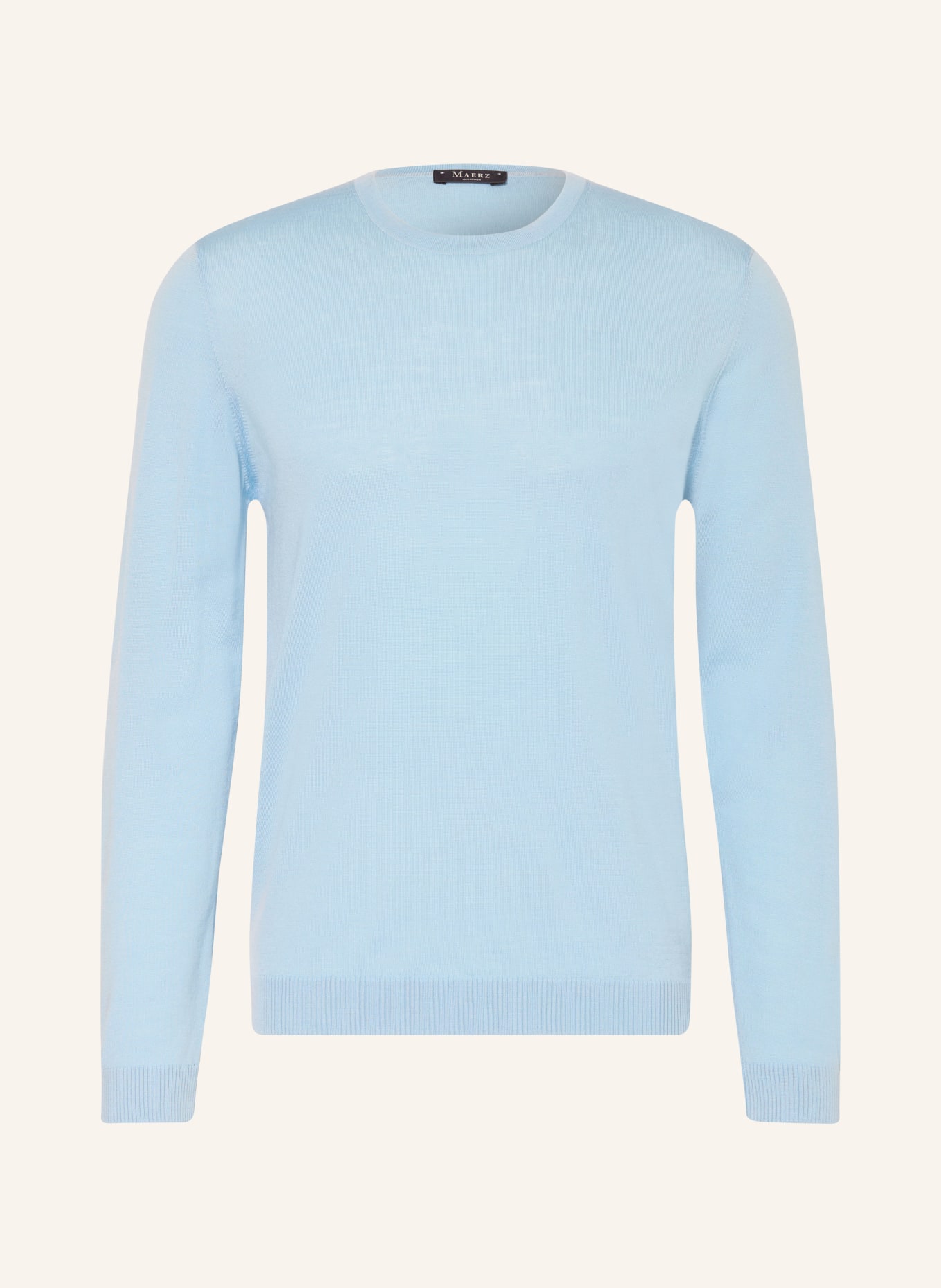MAERZ MUENCHEN Pullover aus Merinowolle: HELLBLAU